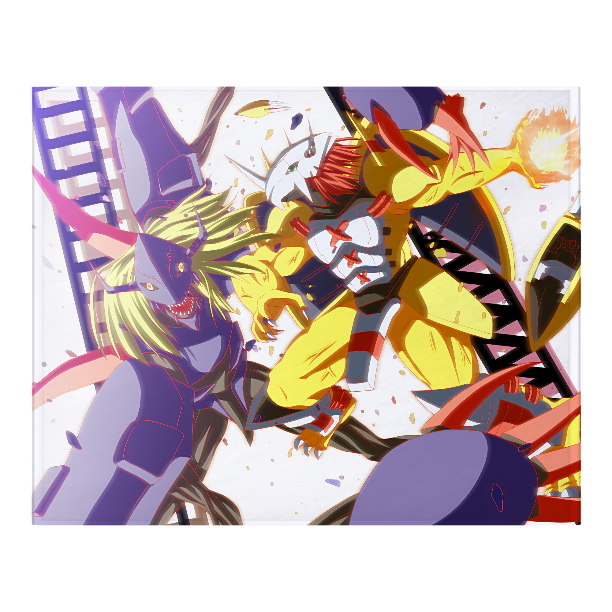 （画像用） Digimon デジタルモンスター/デジモン フランネルブランケット・多サイズ対応（横型）