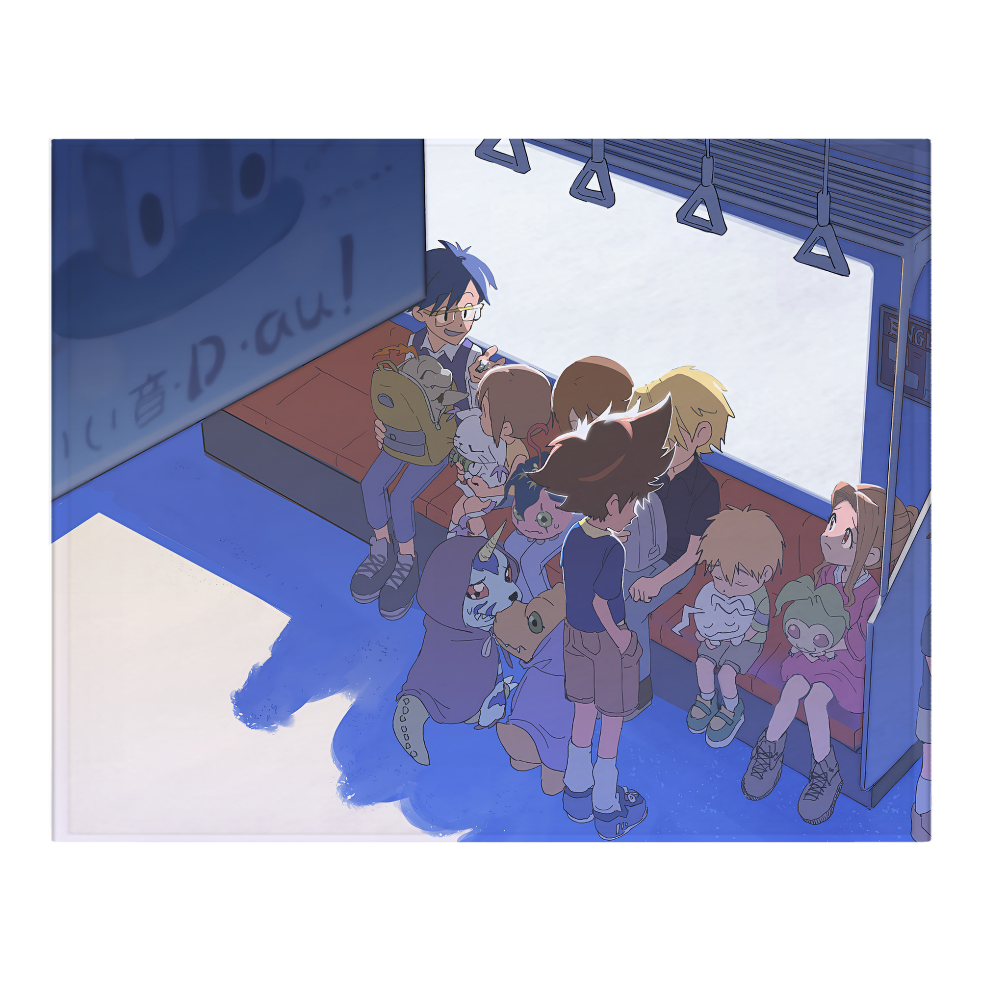 （画像用） Digimon デジタルモンスター/デジモン フランネルブランケット・多サイズ対応（横型）
