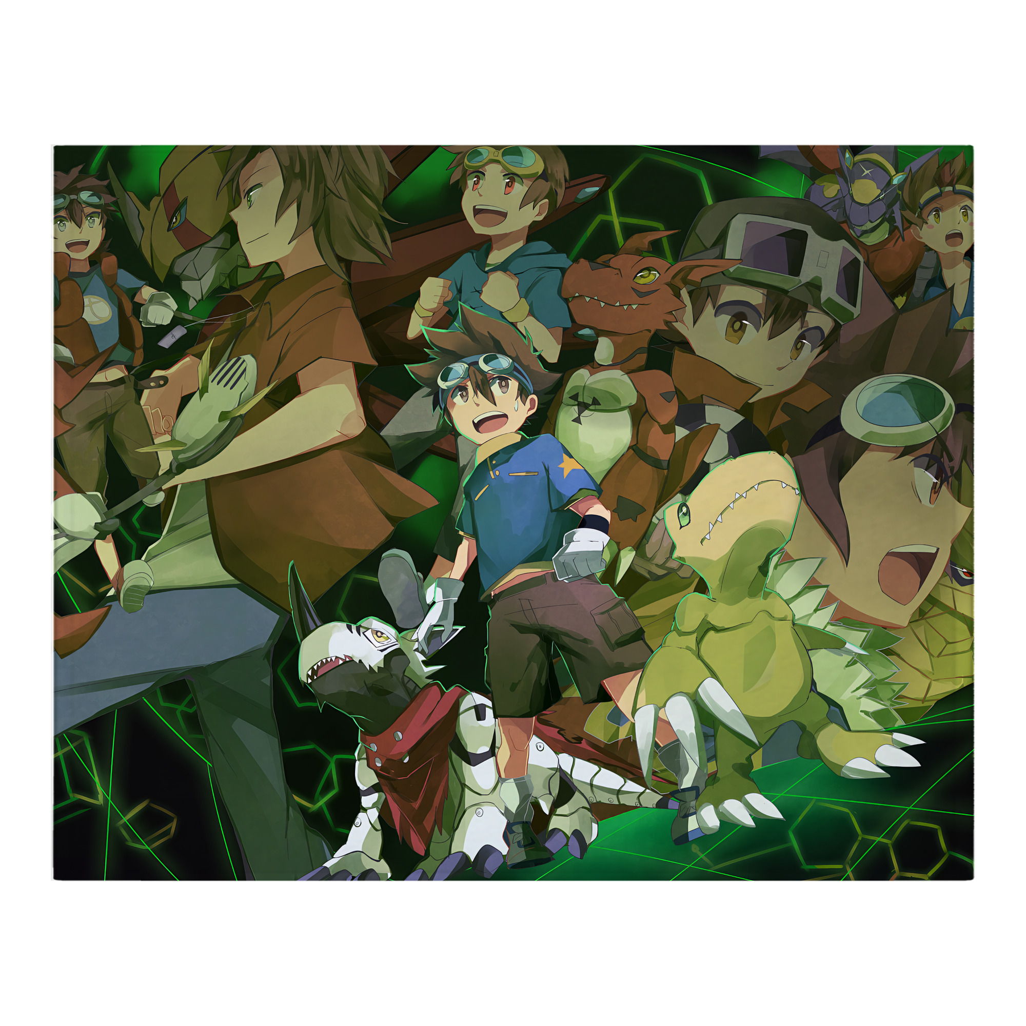 （画像用） Digimon デジタルモンスター/デジモン フランネルブランケット・多サイズ対応（横型）