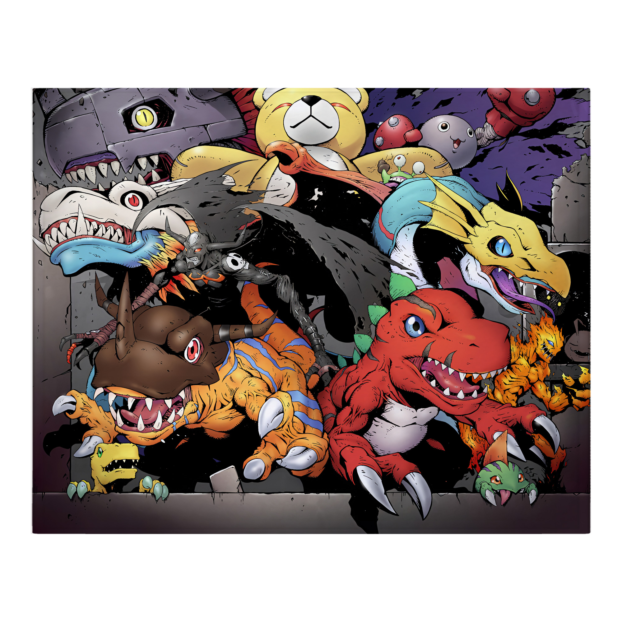 （画像用） Digimon デジタルモンスター/デジモン フランネルブランケット・多サイズ対応（横型）