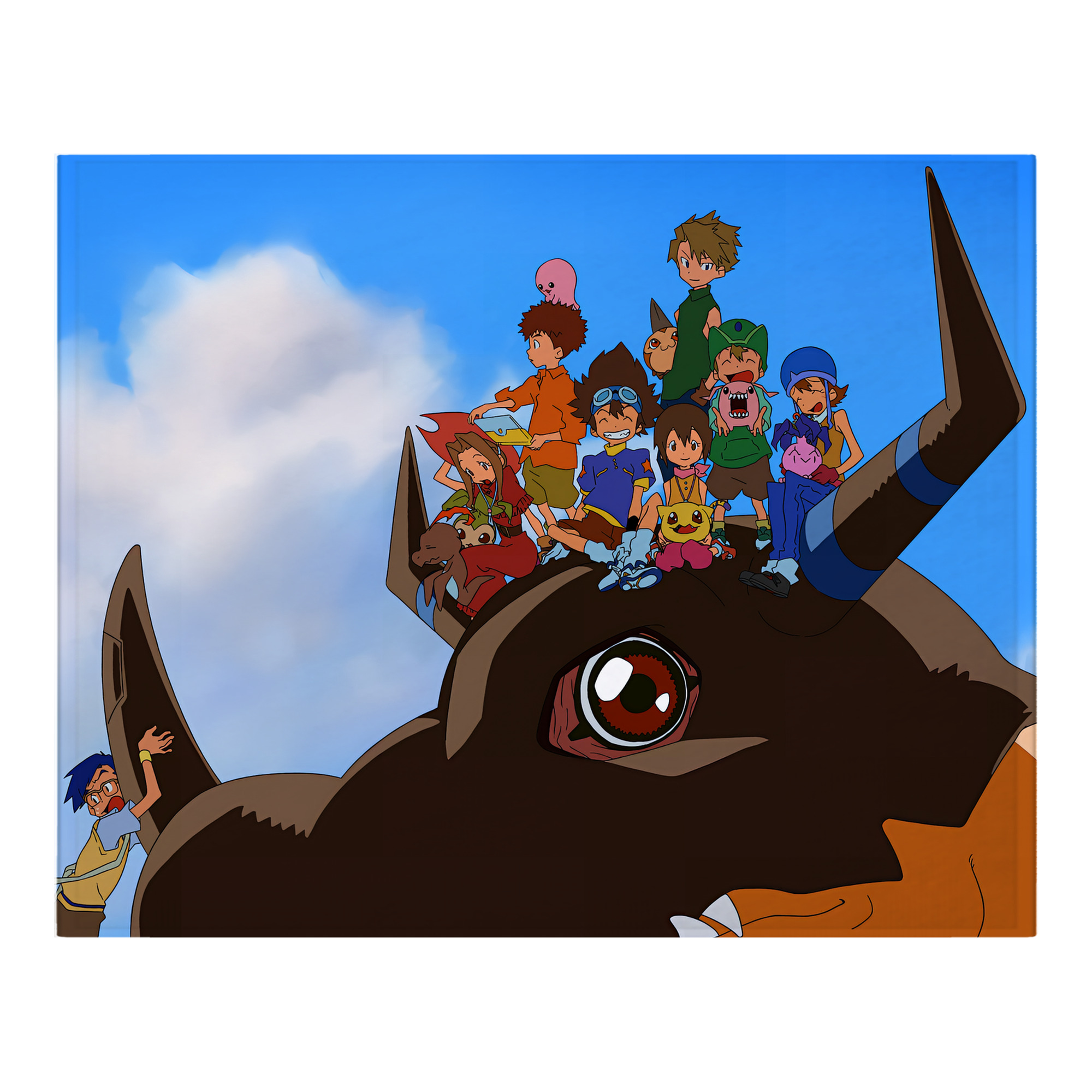 （画像用） Digimon デジタルモンスター/デジモン フランネルブランケット・多サイズ対応（横型）