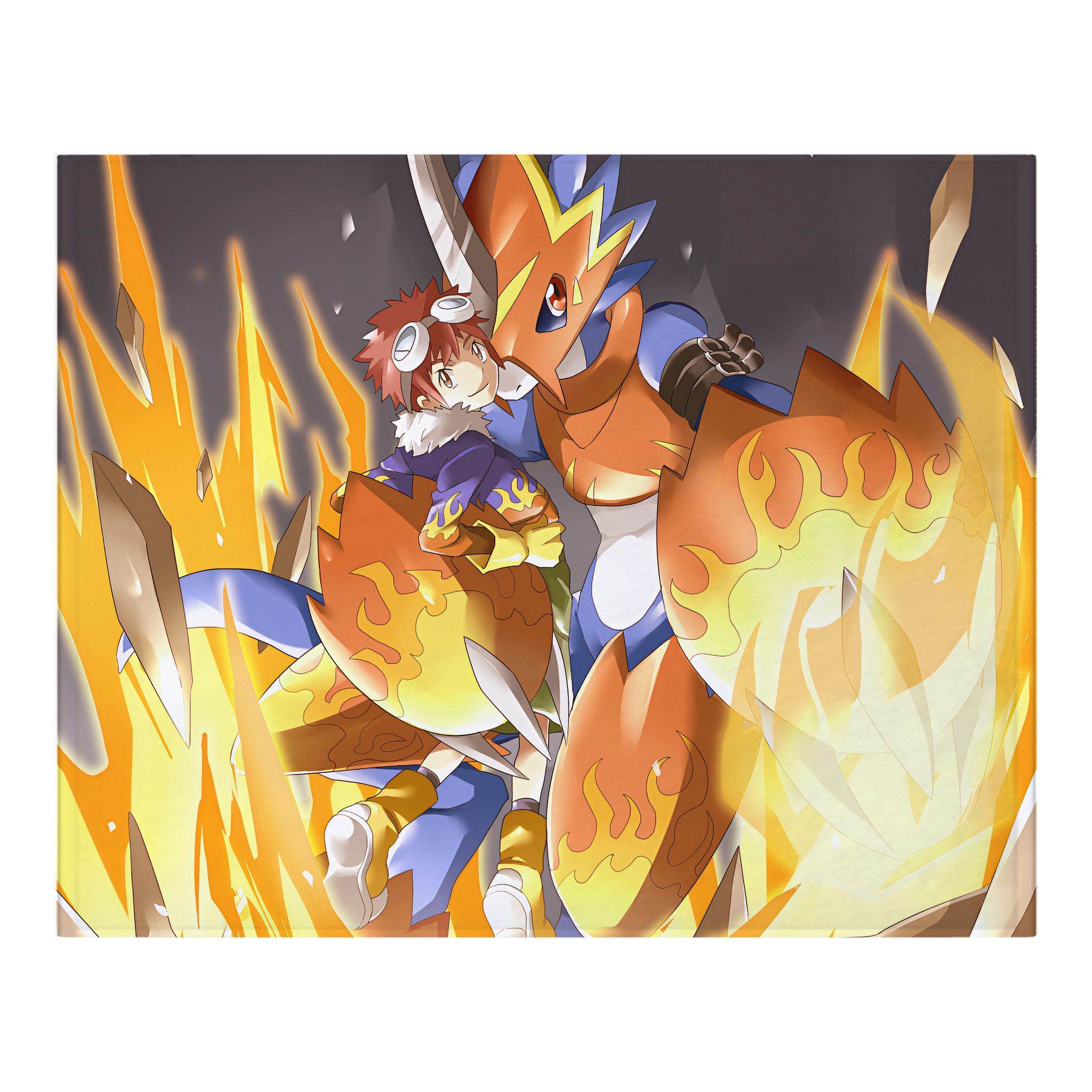 （画像用） Digimon デジタルモンスター/デジモン フランネルブランケット・多サイズ対応（横型）