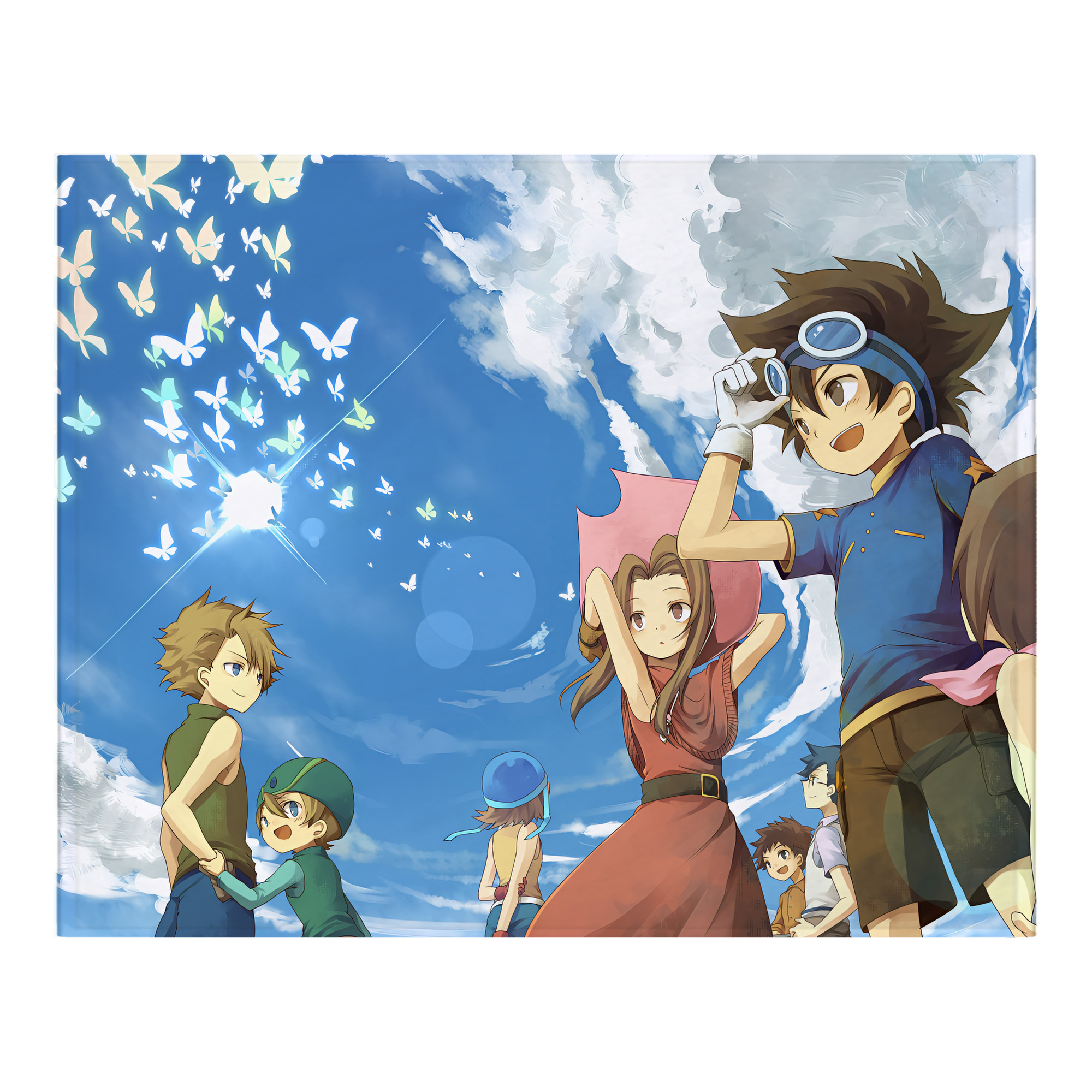 （画像用） Digimon デジタルモンスター/デジモン フランネルブランケット・多サイズ対応（横型）