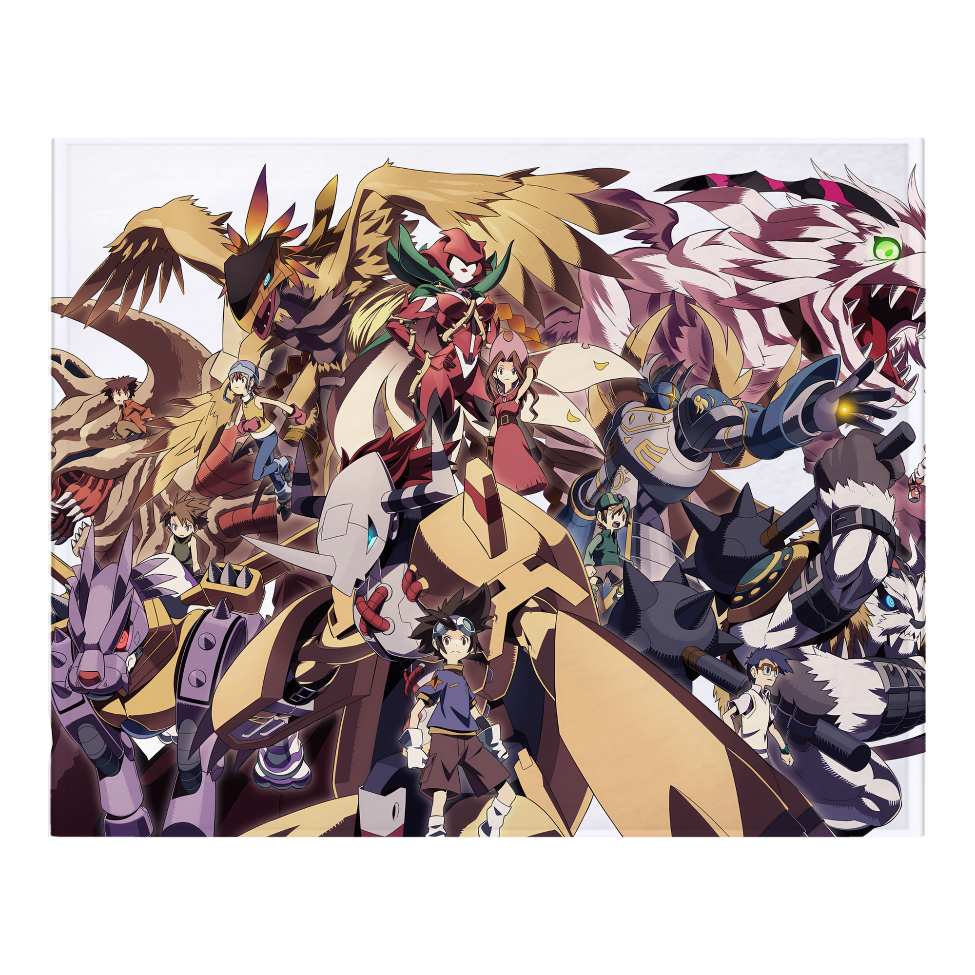 （画像用） Digimon デジタルモンスター/デジモン フランネルブランケット・多サイズ対応（横型）
