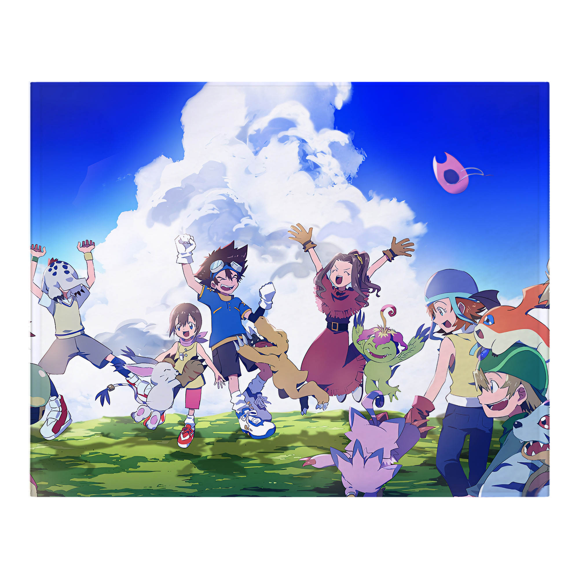 （画像用） Digimon デジタルモンスター/デジモン フランネルブランケット・多サイズ対応（横型）