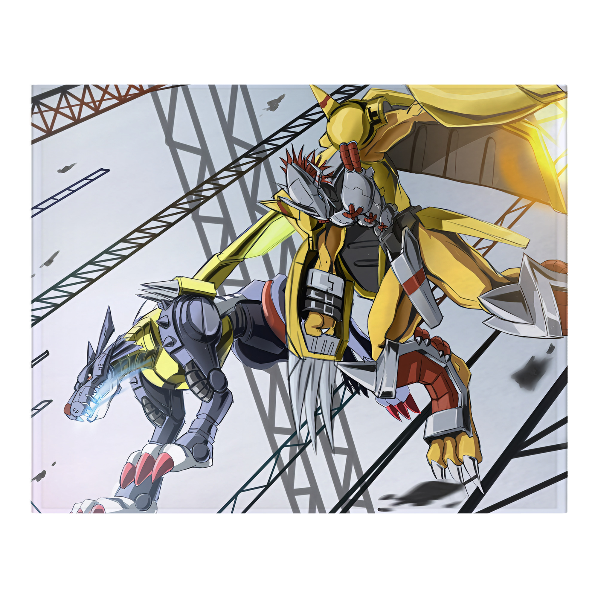 （画像用） Digimon デジタルモンスター/デジモン フランネルブランケット・多サイズ対応（横型）