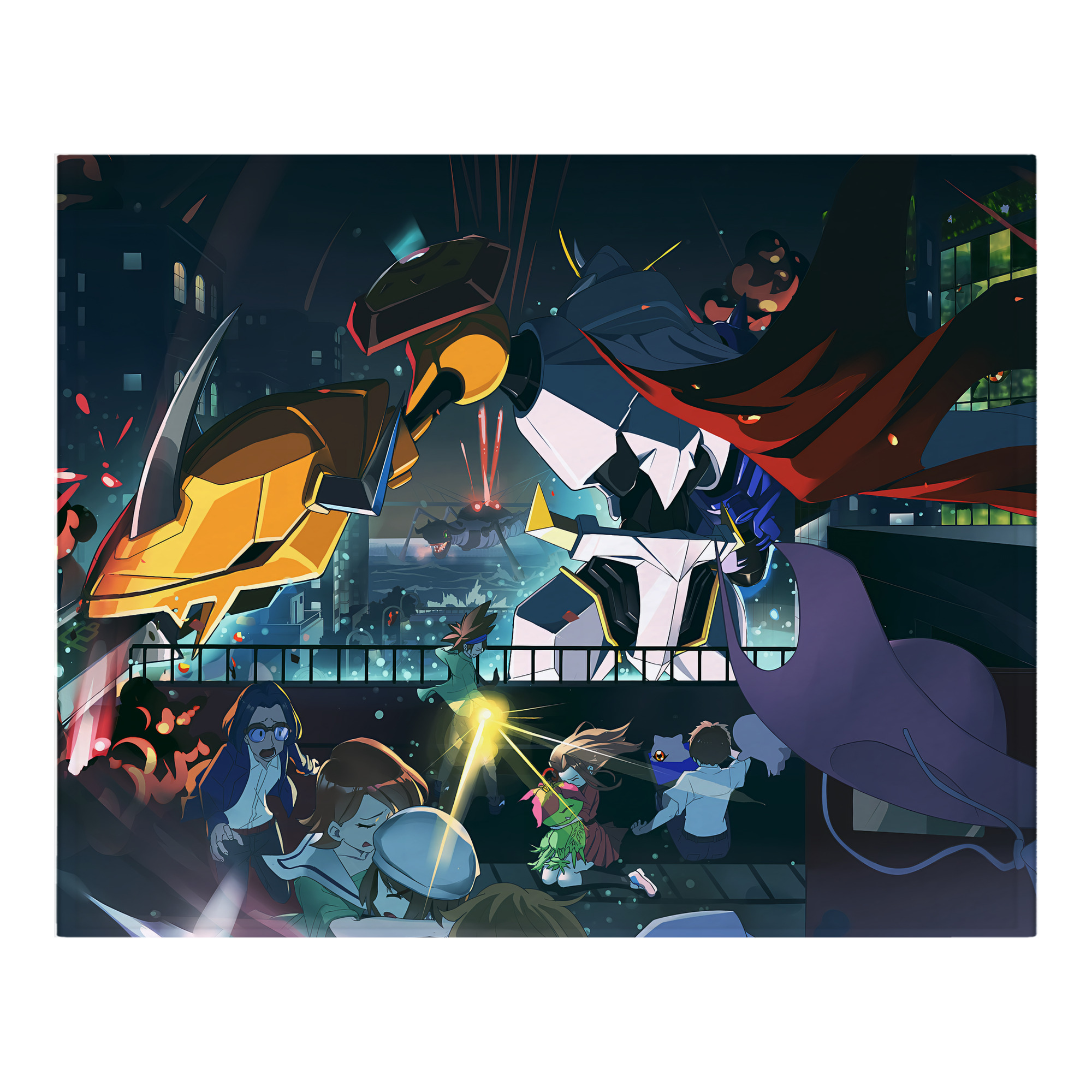 （画像用） Digimon デジタルモンスター/デジモン フランネルブランケット・多サイズ対応（横型）