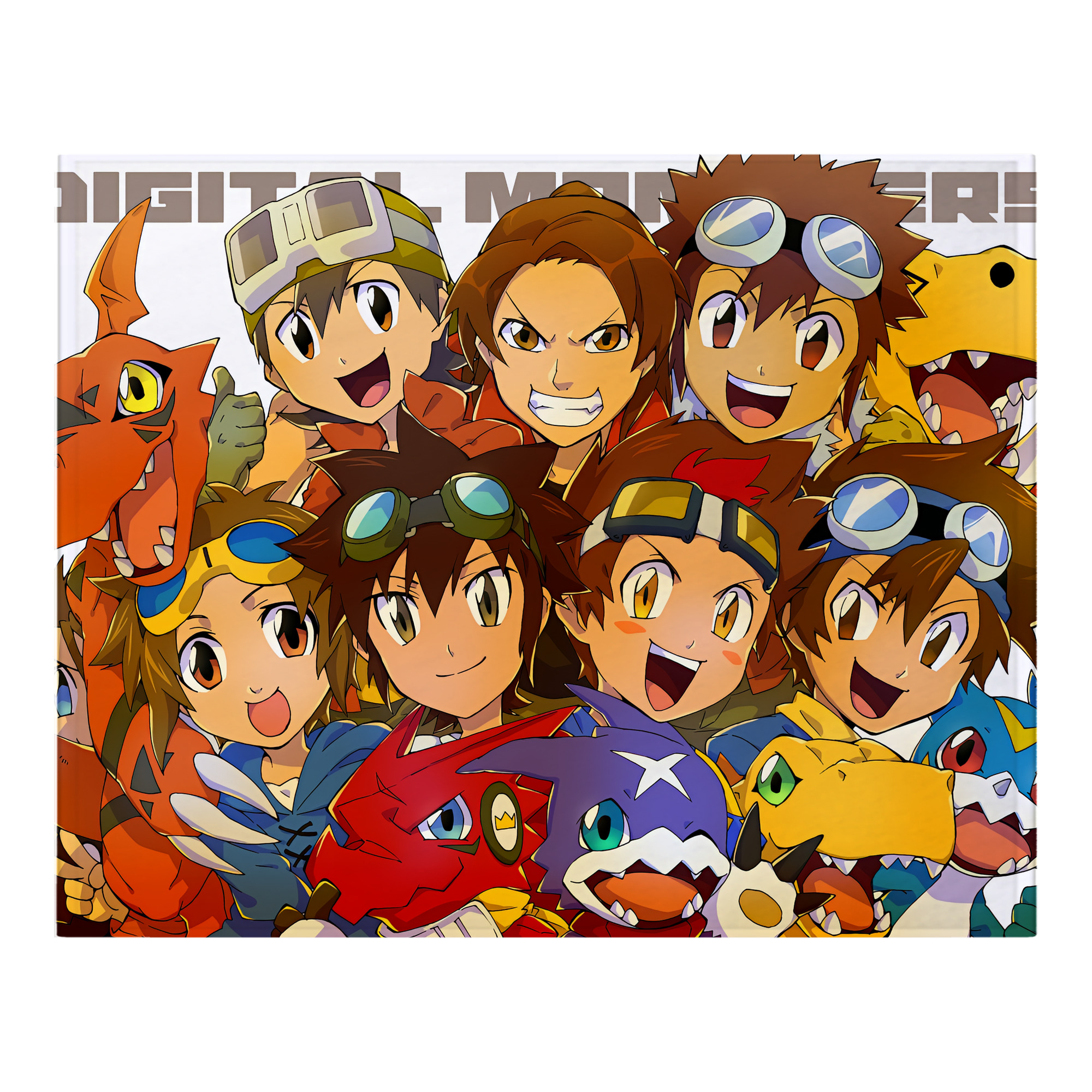 （画像用） Digimon デジタルモンスター/デジモン フランネルブランケット・多サイズ対応（横型）