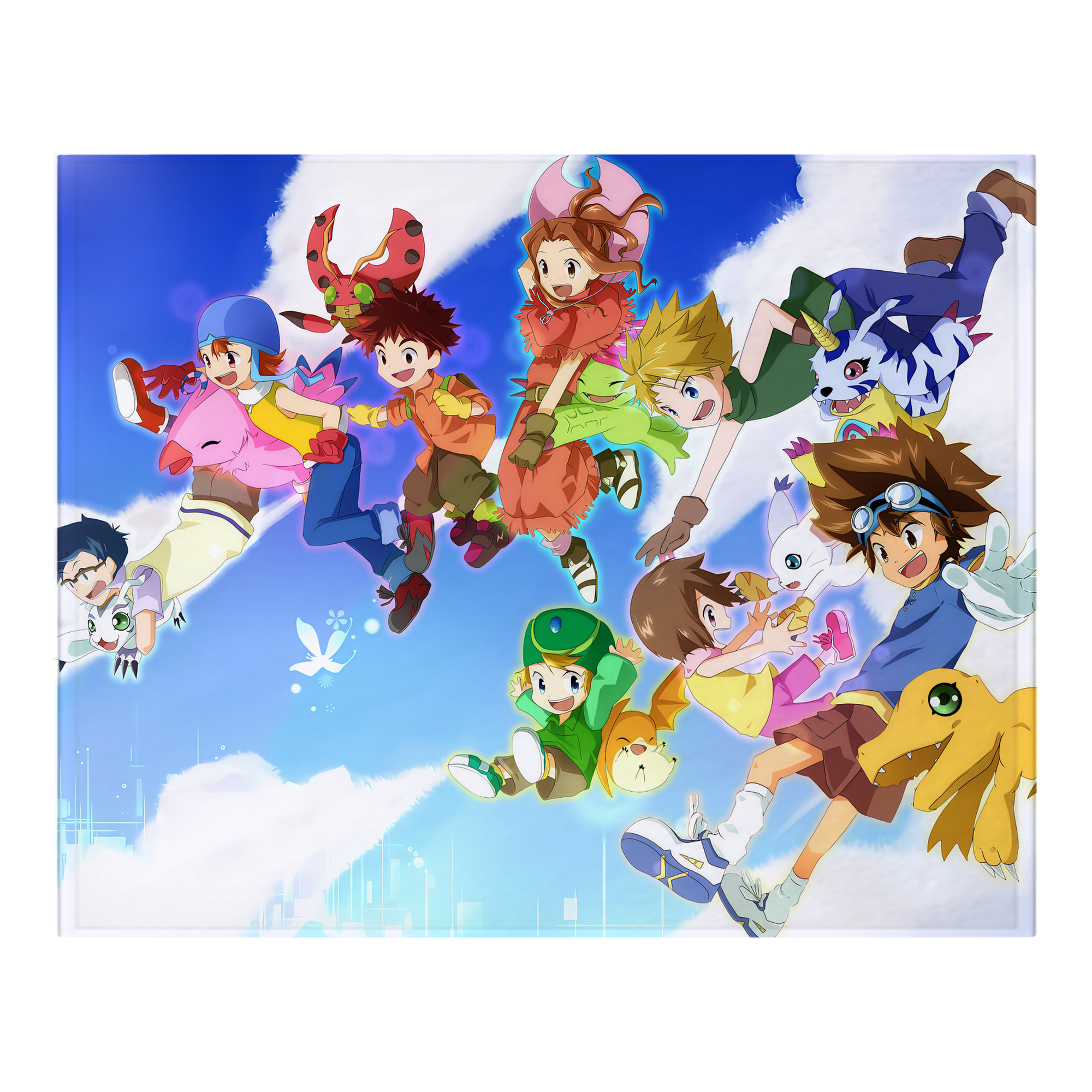 （画像用） Digimon デジタルモンスター/デジモン フランネルブランケット・多サイズ対応（横型）