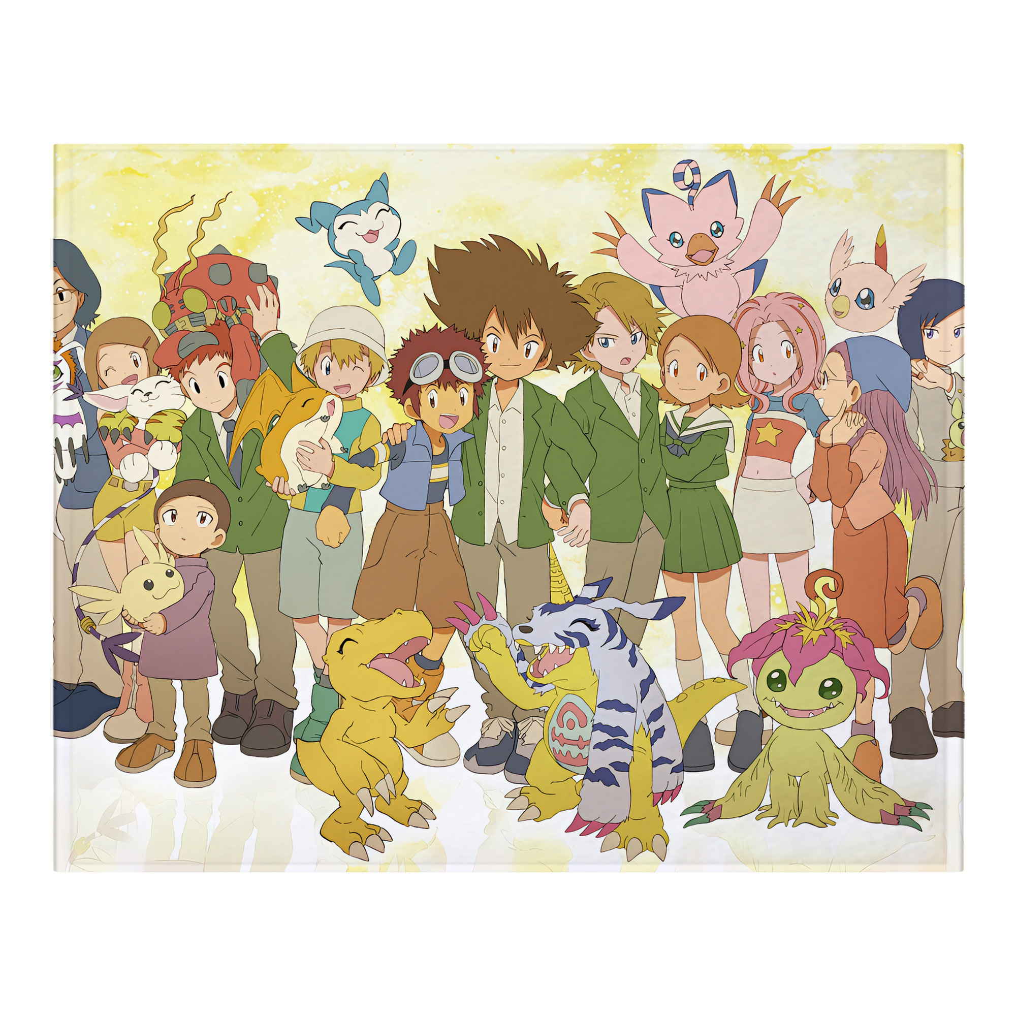 （画像用） Digimon デジタルモンスター/デジモン フランネルブランケット・多サイズ対応（横型）