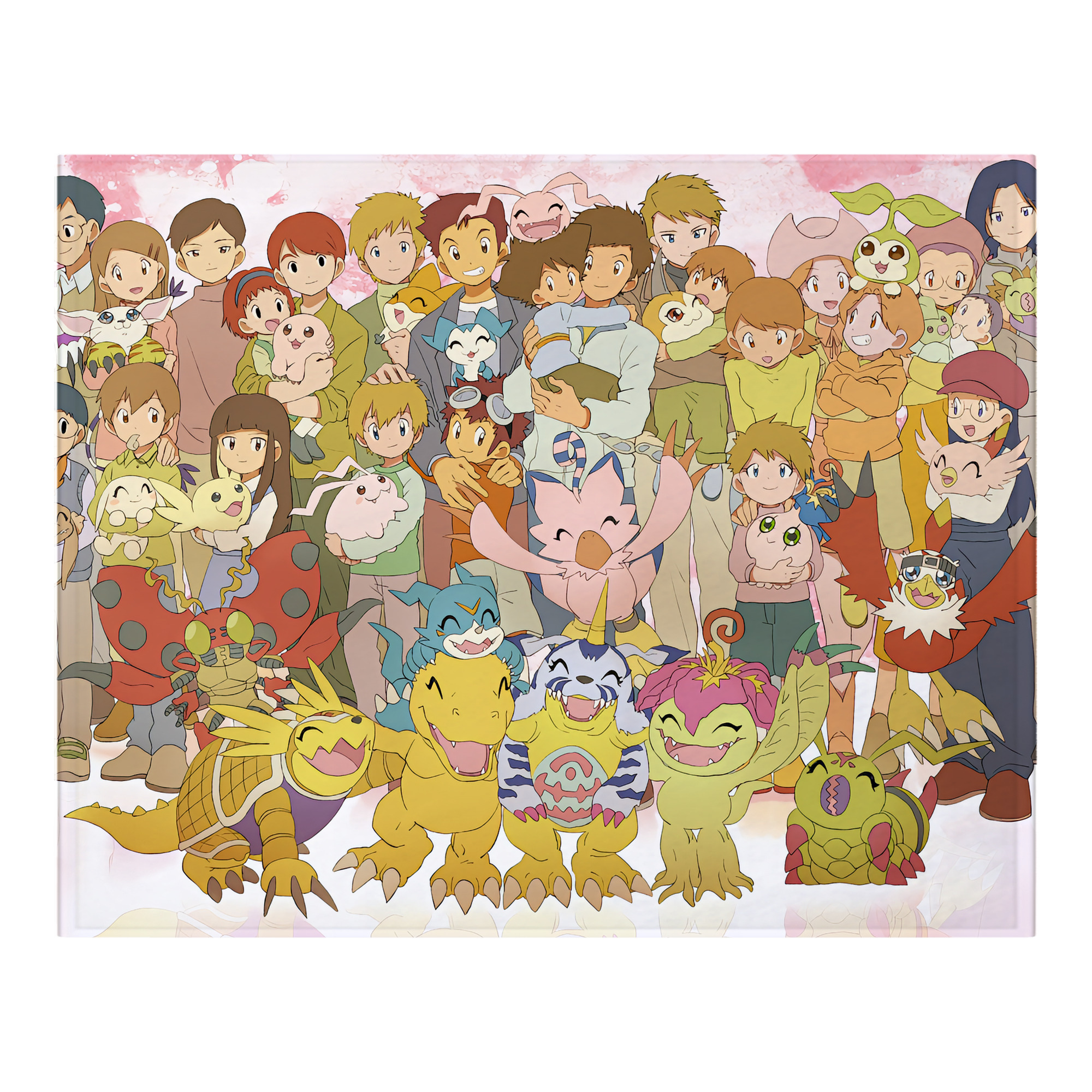 （画像用） Digimon デジタルモンスター/デジモン フランネルブランケット・多サイズ対応（横型）