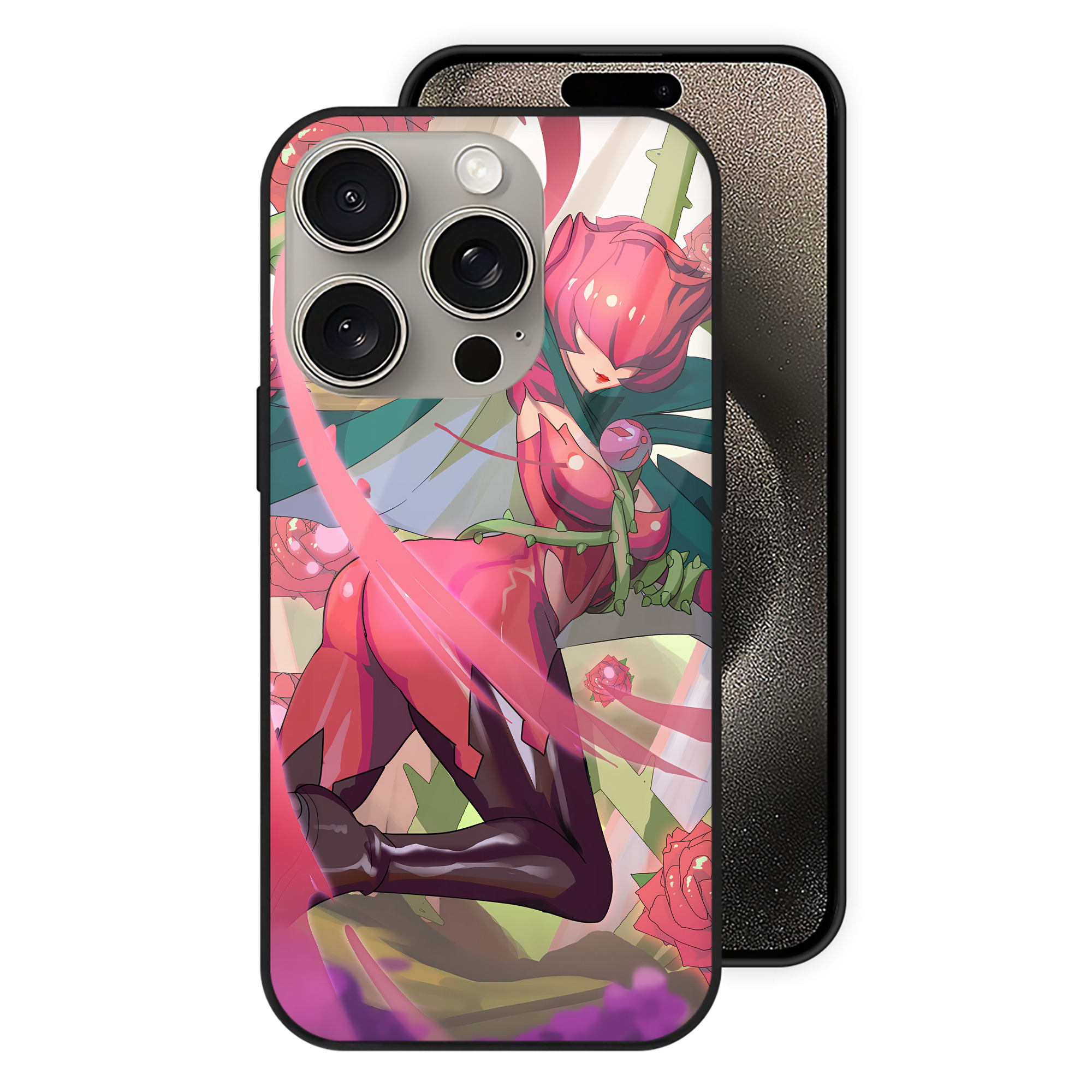 （画像用） Digimon デジタルモンスター/デジモン 【iPhone15Pro対応】スマホケース 耐衝撃＆黄変防止 背面ガラス