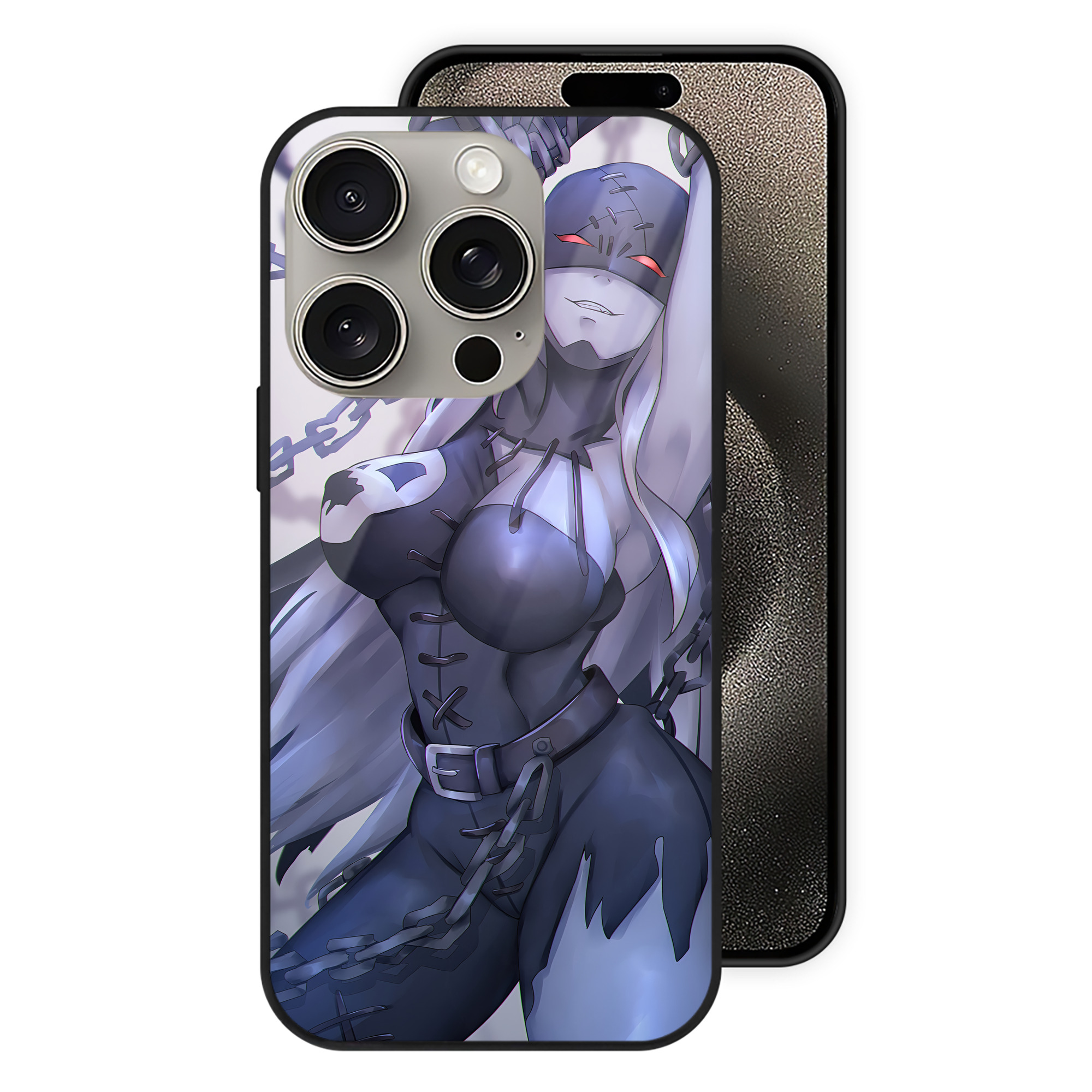 （画像用） Digimon デジタルモンスター/デジモン 【iPhone15Pro対応】スマホケース 耐衝撃＆黄変防止 背面ガラス