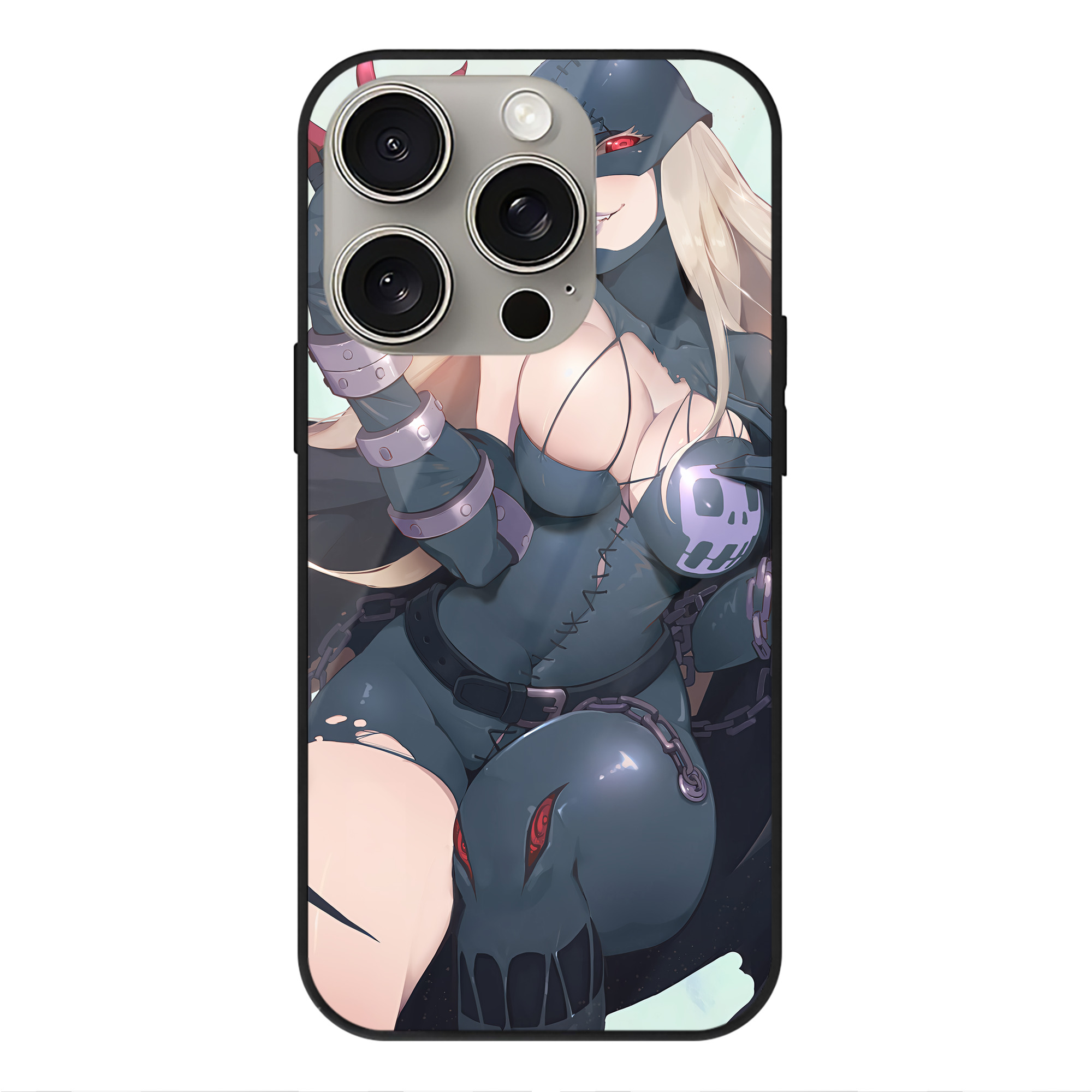 （画像用） Digimon デジタルモンスター/デジモン 【iPhone15Pro対応】スマホケース 耐衝撃＆黄変防止 背面ガラス