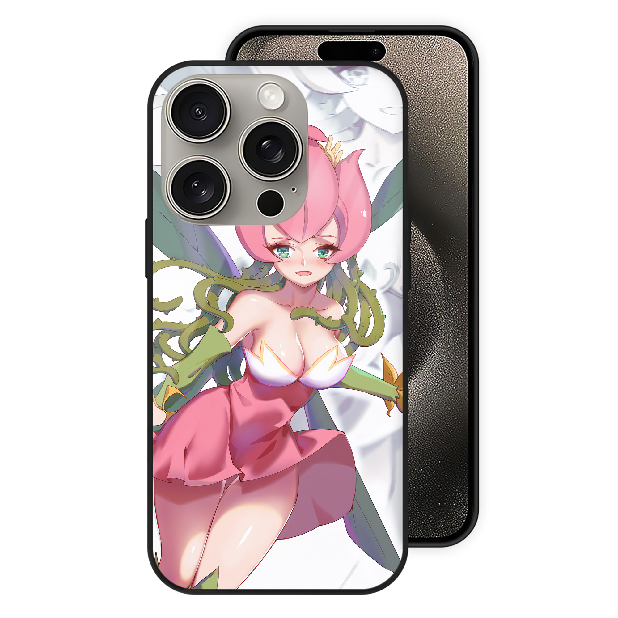（画像用） Digimon デジタルモンスター/デジモン 【iPhone15Pro対応】スマホケース 耐衝撃＆黄変防止 背面ガラス