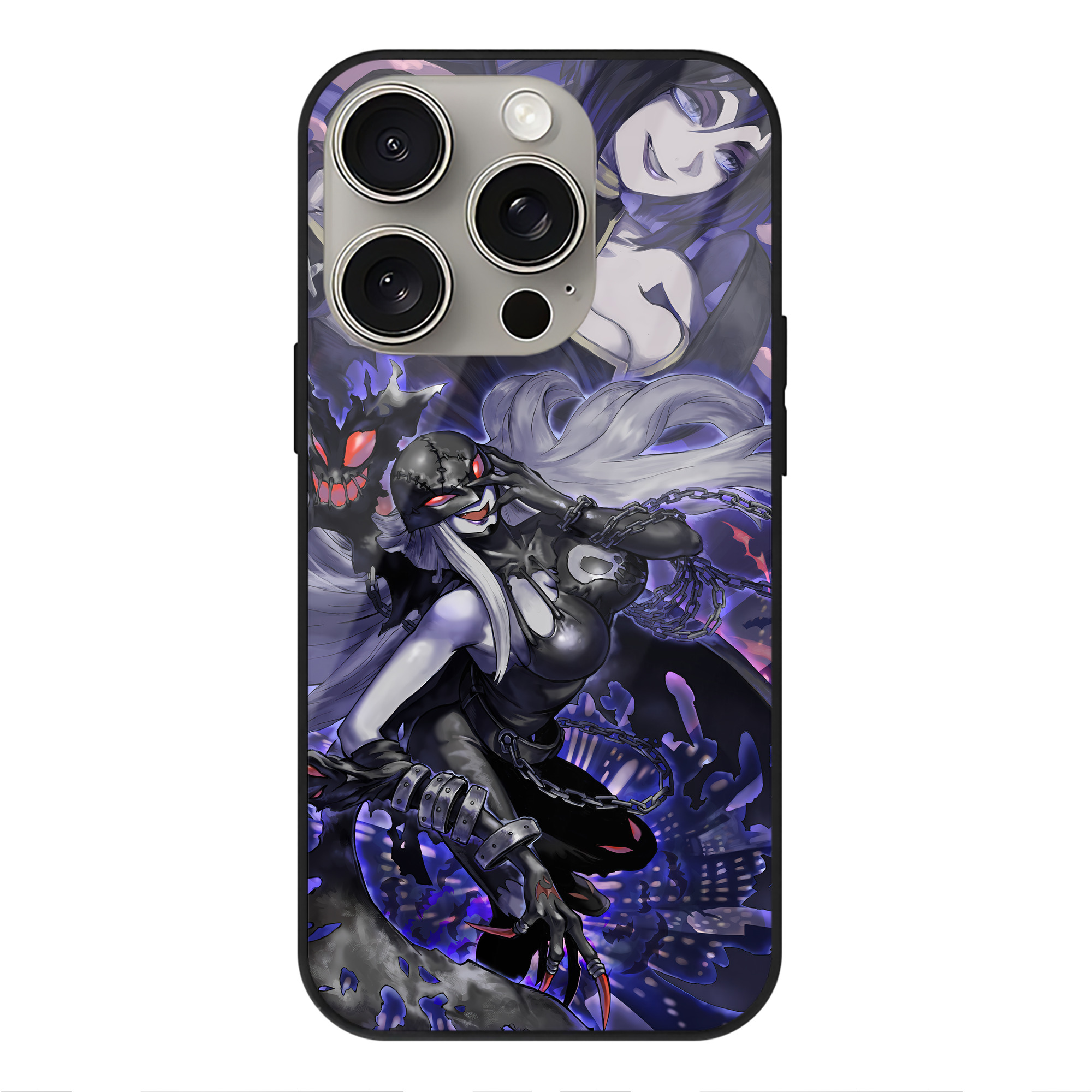 （画像用） Digimon デジタルモンスター/デジモン 【iPhone15Pro対応】スマホケース 耐衝撃＆黄変防止 背面ガラス
