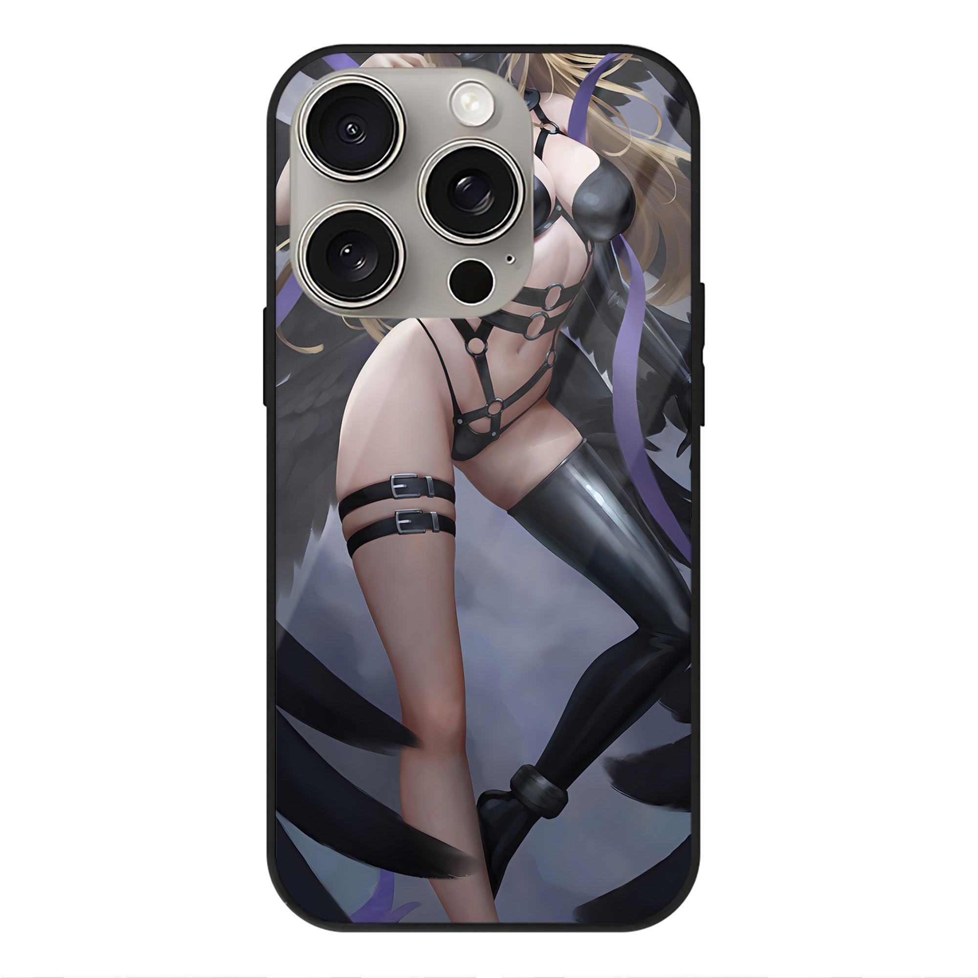 （画像用） Digimon デジタルモンスター/デジモン 【iPhone15Pro対応】スマホケース 耐衝撃＆黄変防止 背面ガラス