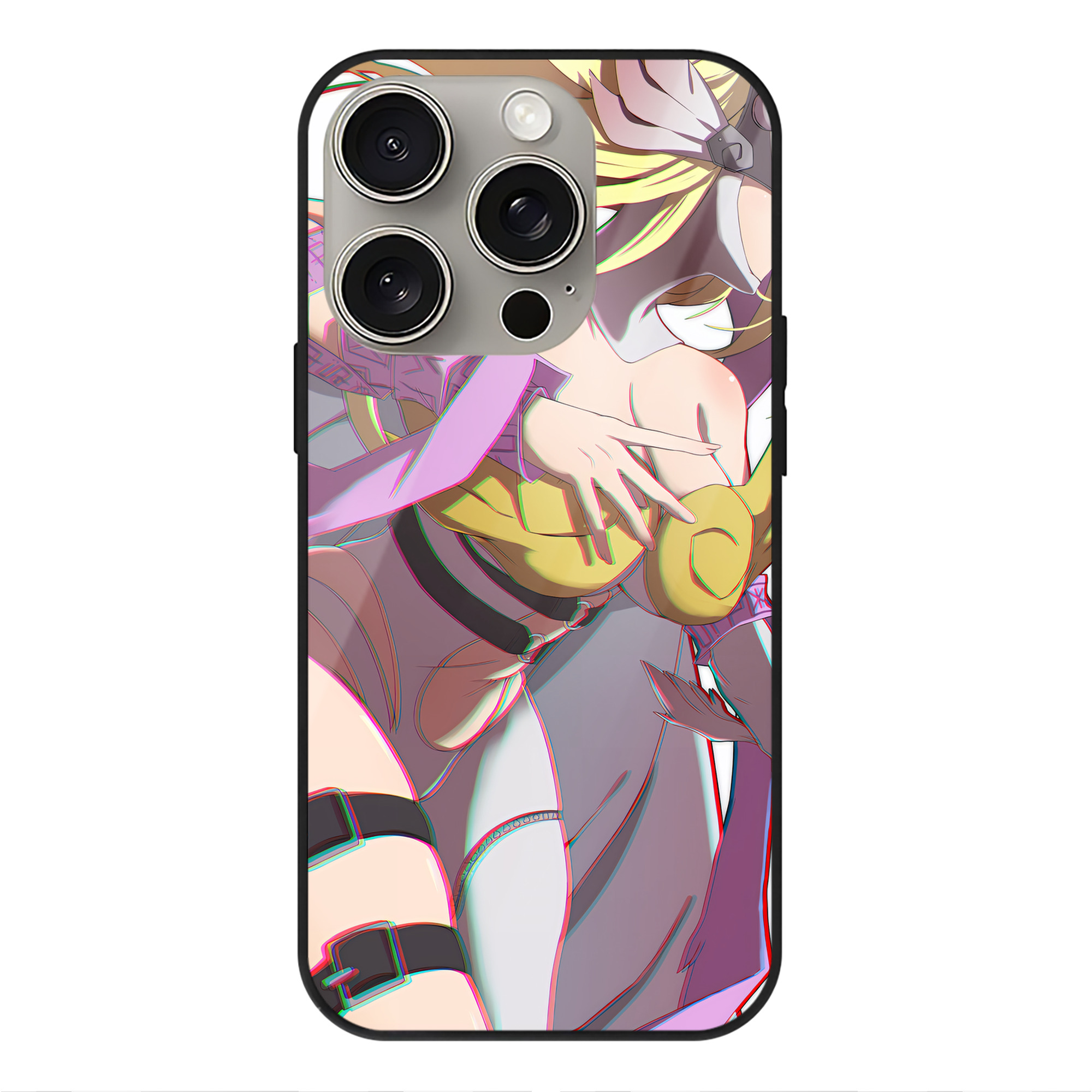 （画像用） Digimon デジタルモンスター/デジモン 【iPhone15Pro対応】スマホケース 耐衝撃＆黄変防止 背面ガラス