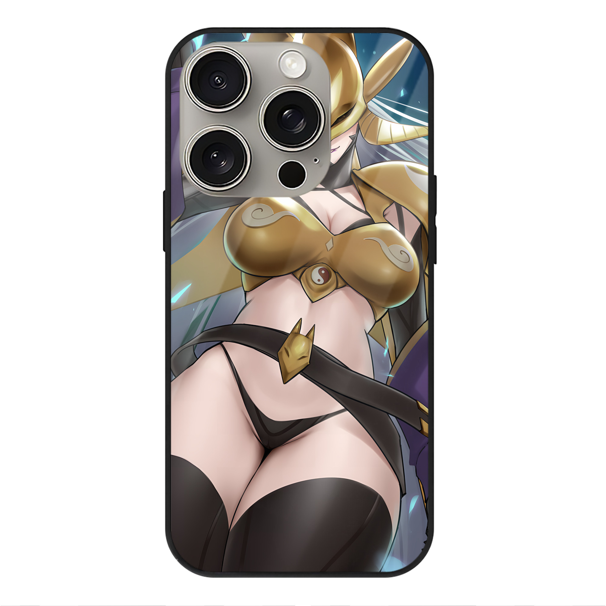 （画像用） Digimon デジタルモンスター/デジモン 【iPhone15Pro対応】スマホケース 耐衝撃＆黄変防止 背面ガラス