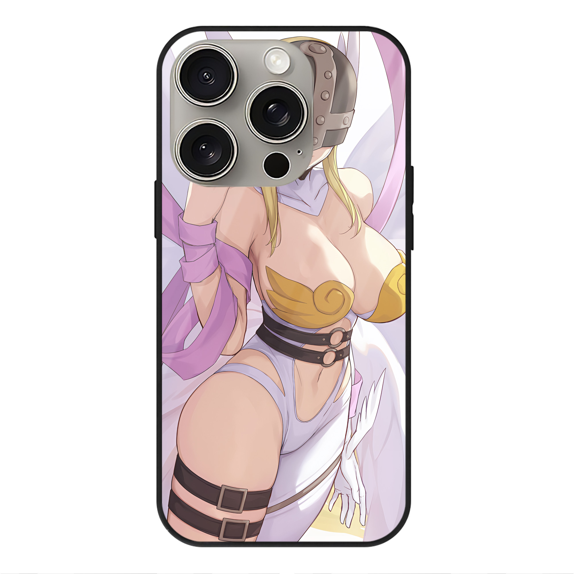 （画像用） Digimon デジタルモンスター/デジモン 【iPhone15Pro対応】スマホケース 耐衝撃＆黄変防止 背面ガラス