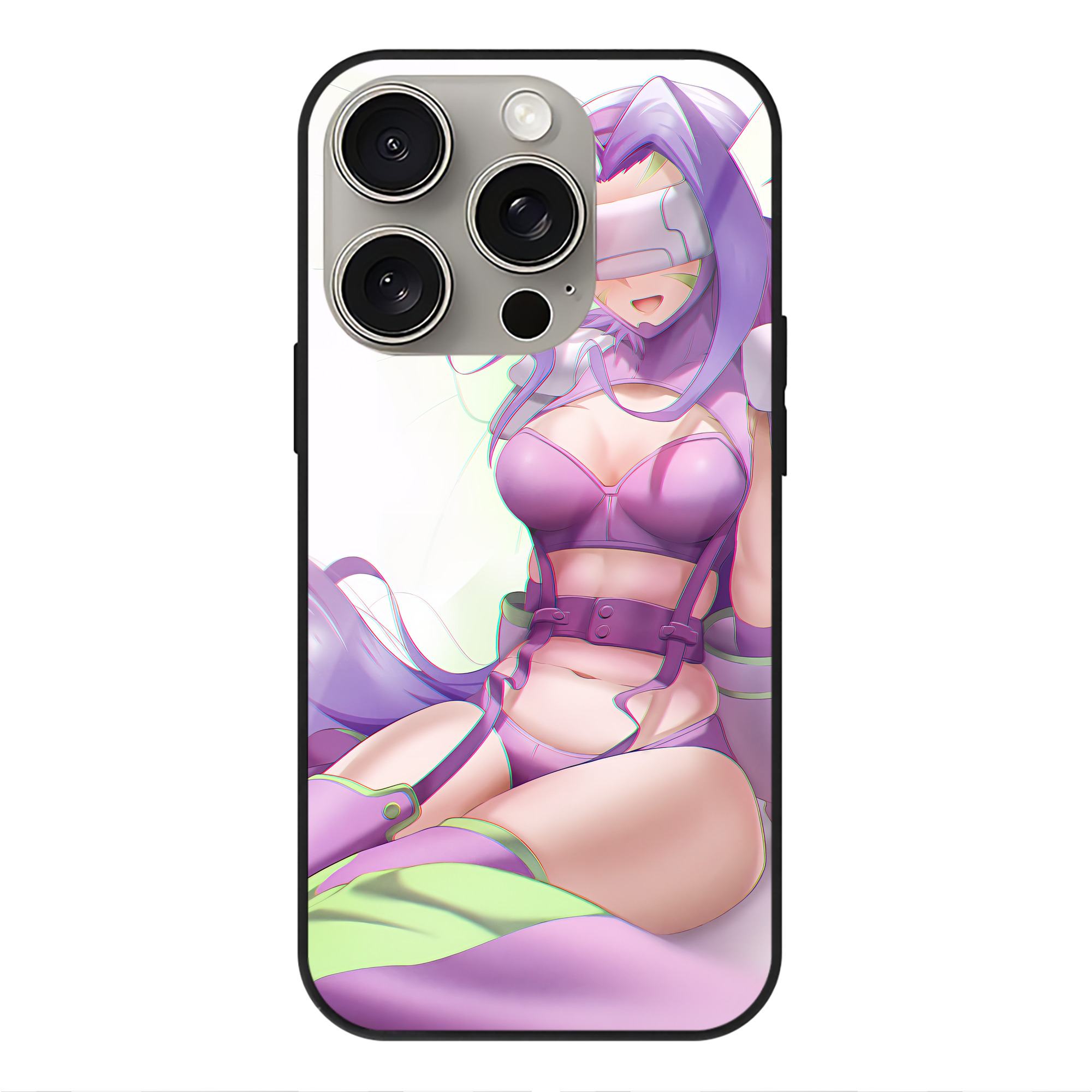 （画像用） Digimon デジタルモンスター/デジモン 【iPhone15Pro対応】スマホケース 耐衝撃＆黄変防止 背面ガラス