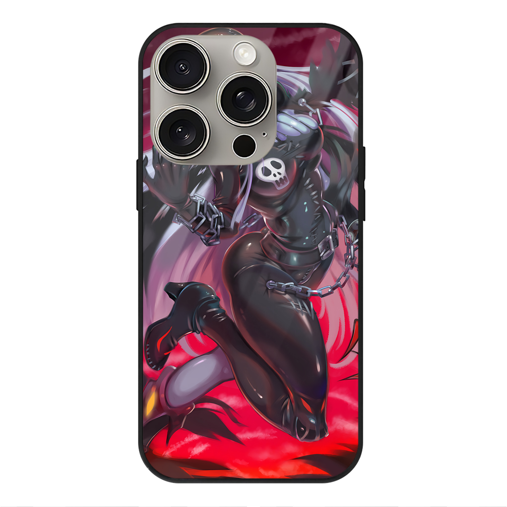 （画像用） Digimon デジタルモンスター/デジモン 【iPhone15Pro対応】スマホケース 耐衝撃＆黄変防止 背面ガラス