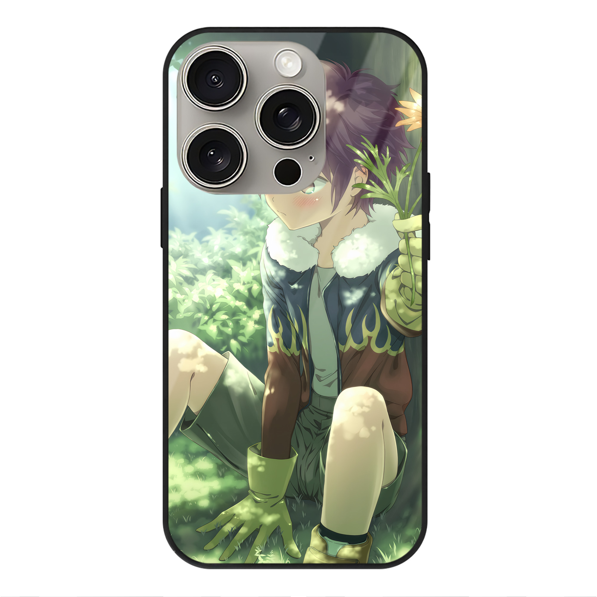 （画像用） Digimon デジタルモンスター/デジモン 【iPhone15Pro対応】スマホケース 耐衝撃＆黄変防止 背面ガラス