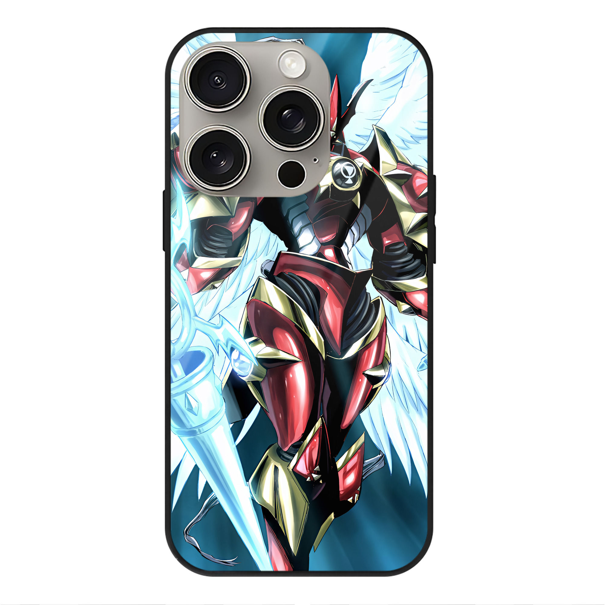 （画像用） Digimon デジタルモンスター/デジモン 【iPhone15Pro対応】スマホケース 耐衝撃＆黄変防止 背面ガラス