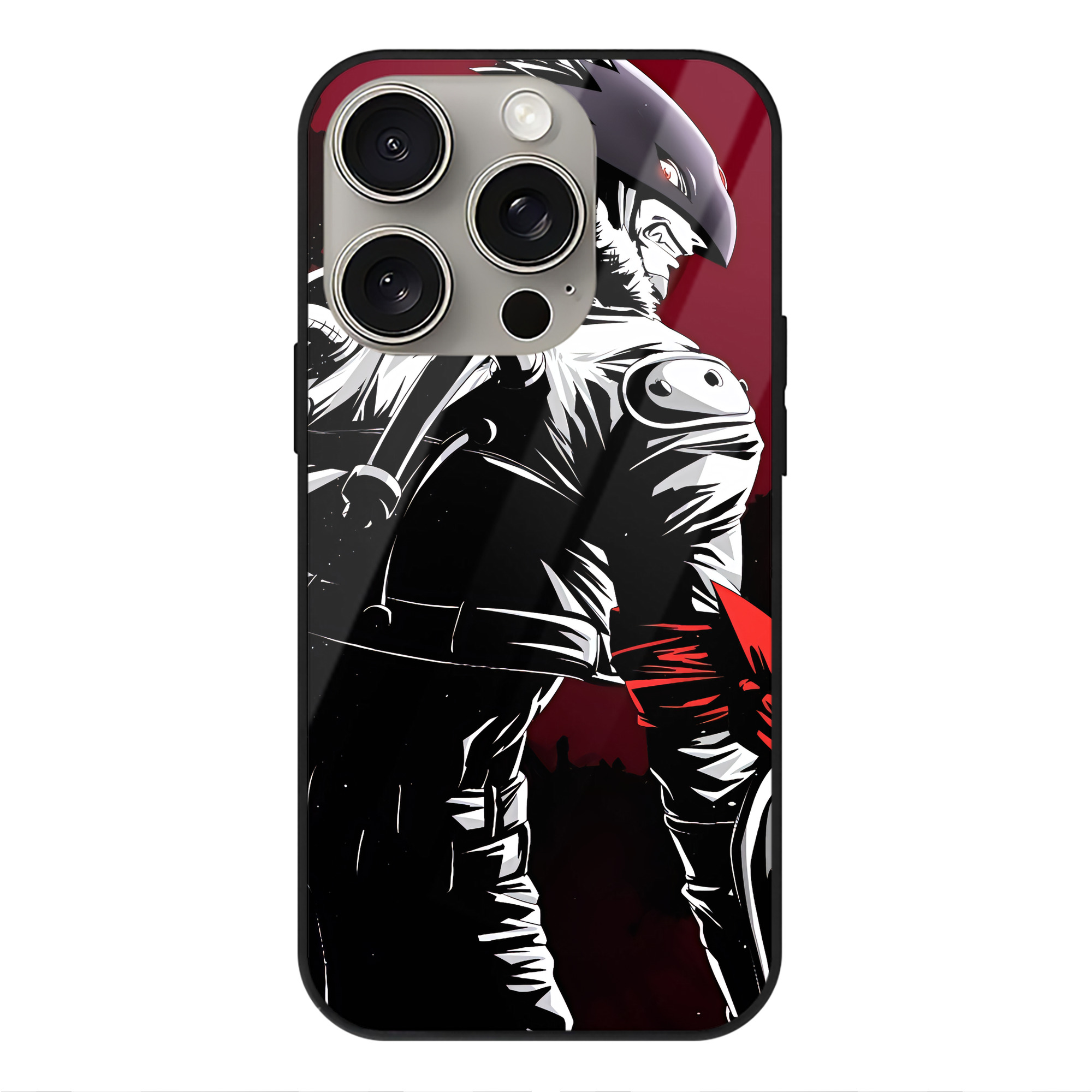 （画像用） Digimon デジタルモンスター/デジモン 【iPhone15Pro対応】スマホケース 耐衝撃＆黄変防止 背面ガラス