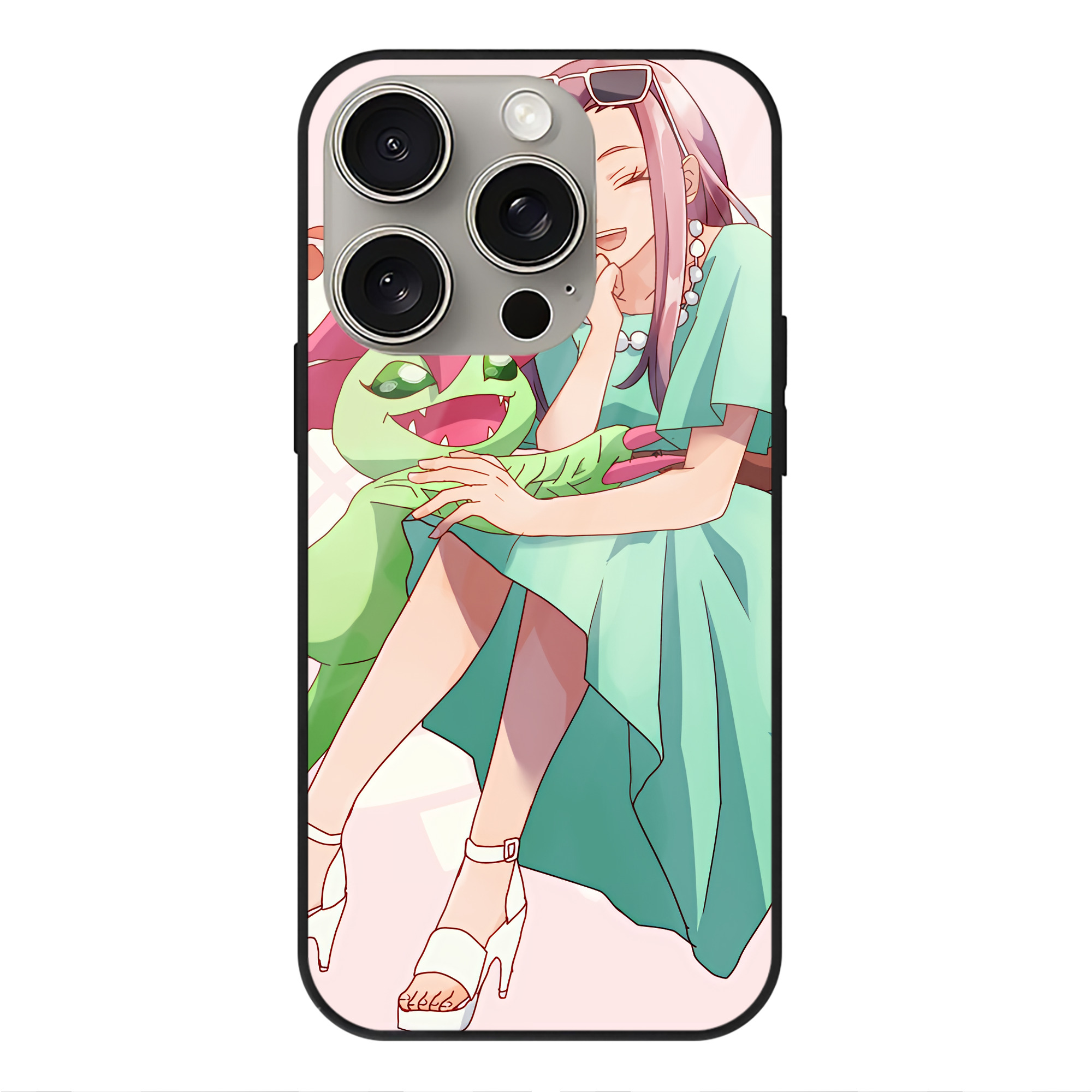（画像用） Digimon デジタルモンスター/デジモン 【iPhone15Pro対応】スマホケース 耐衝撃＆黄変防止 背面ガラス
