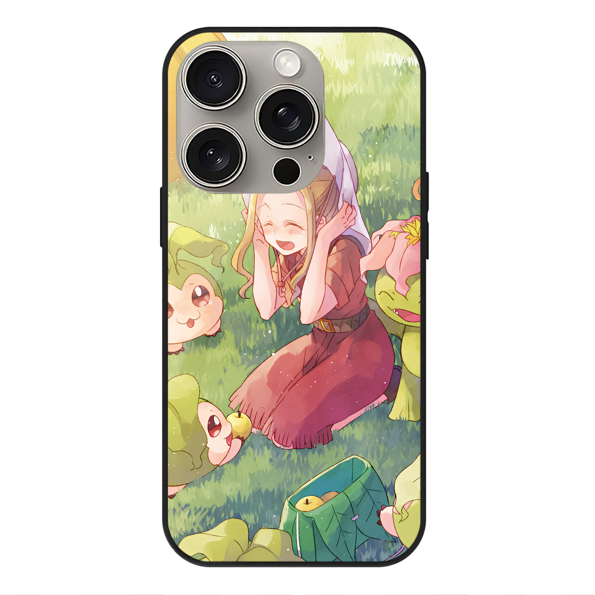 （画像用） Digimon デジタルモンスター/デジモン 【iPhone15Pro対応】スマホケース 耐衝撃＆黄変防止 背面ガラス