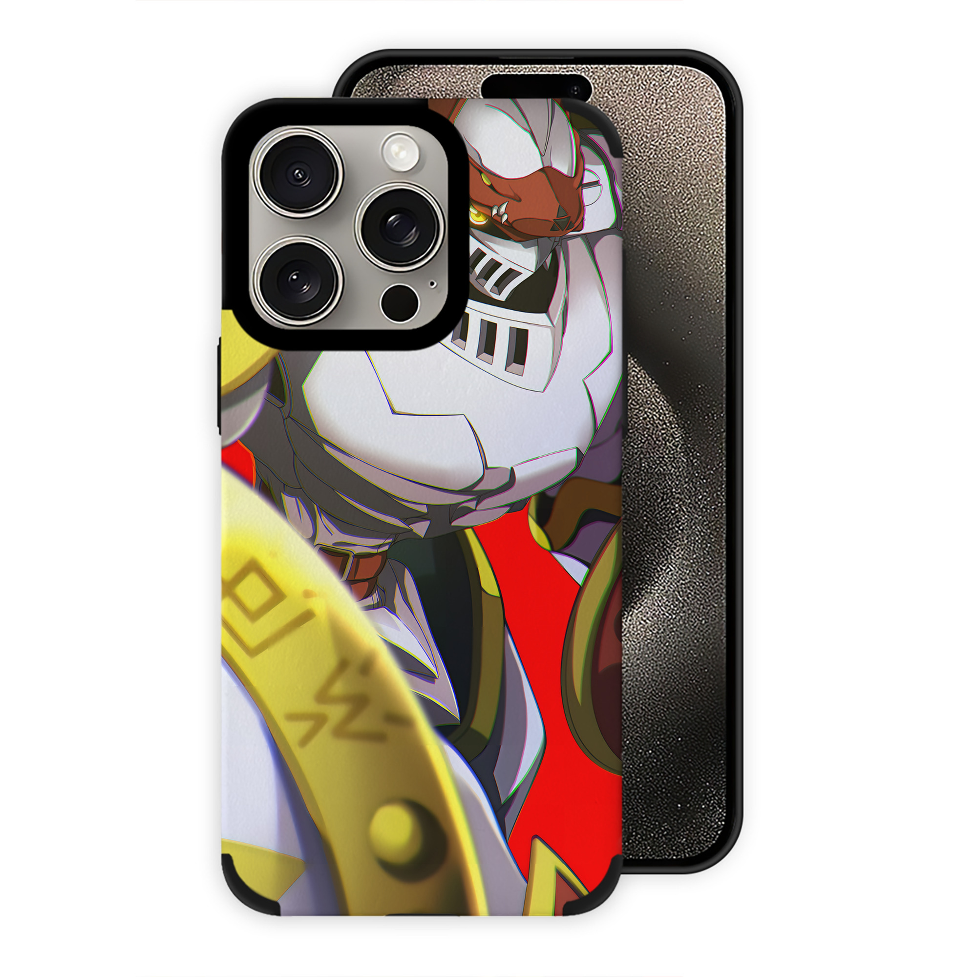 （画像用） Digimon デジタルモンスター/デジモン 【iPhone15ProMax対応】 PUレザー スマホケース 耐衝撃＆黄変防止