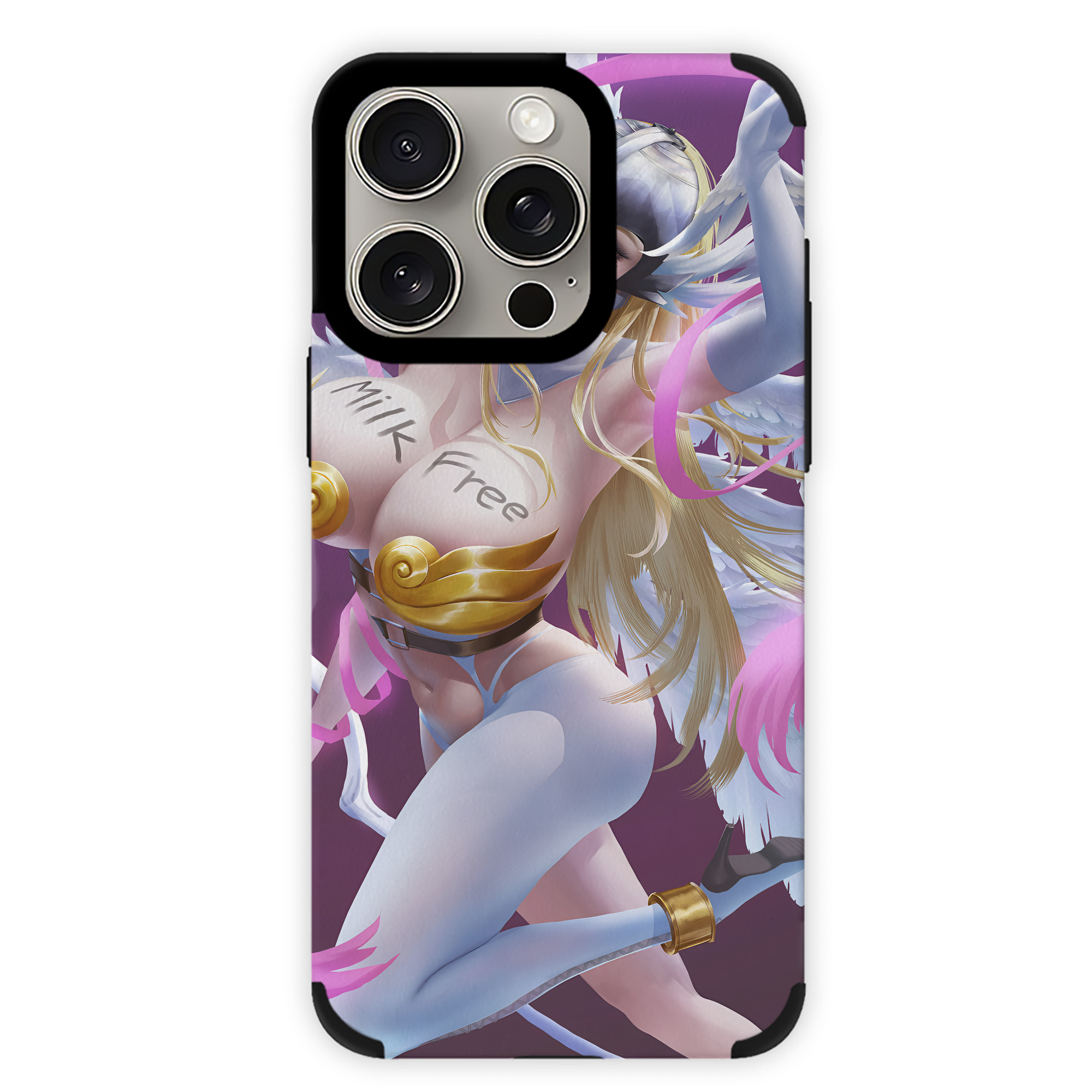 （画像用） Digimon デジタルモンスター/デジモン 【iPhone15ProMax対応】 PUレザー スマホケース 耐衝撃＆黄変防止