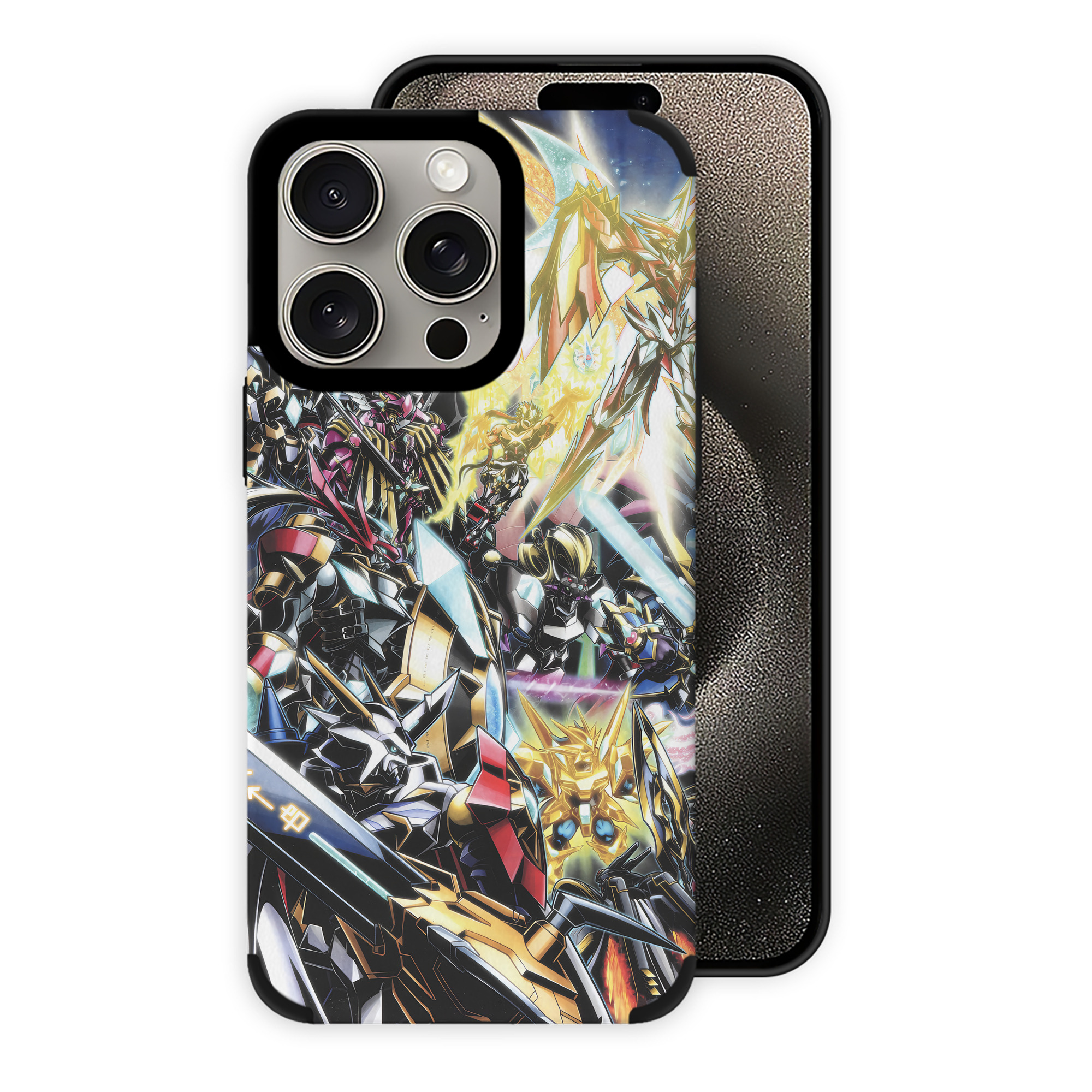 （画像用） Digimon デジタルモンスター/デジモン 【iPhone15ProMax対応】 PUレザー スマホケース 耐衝撃＆黄変防止