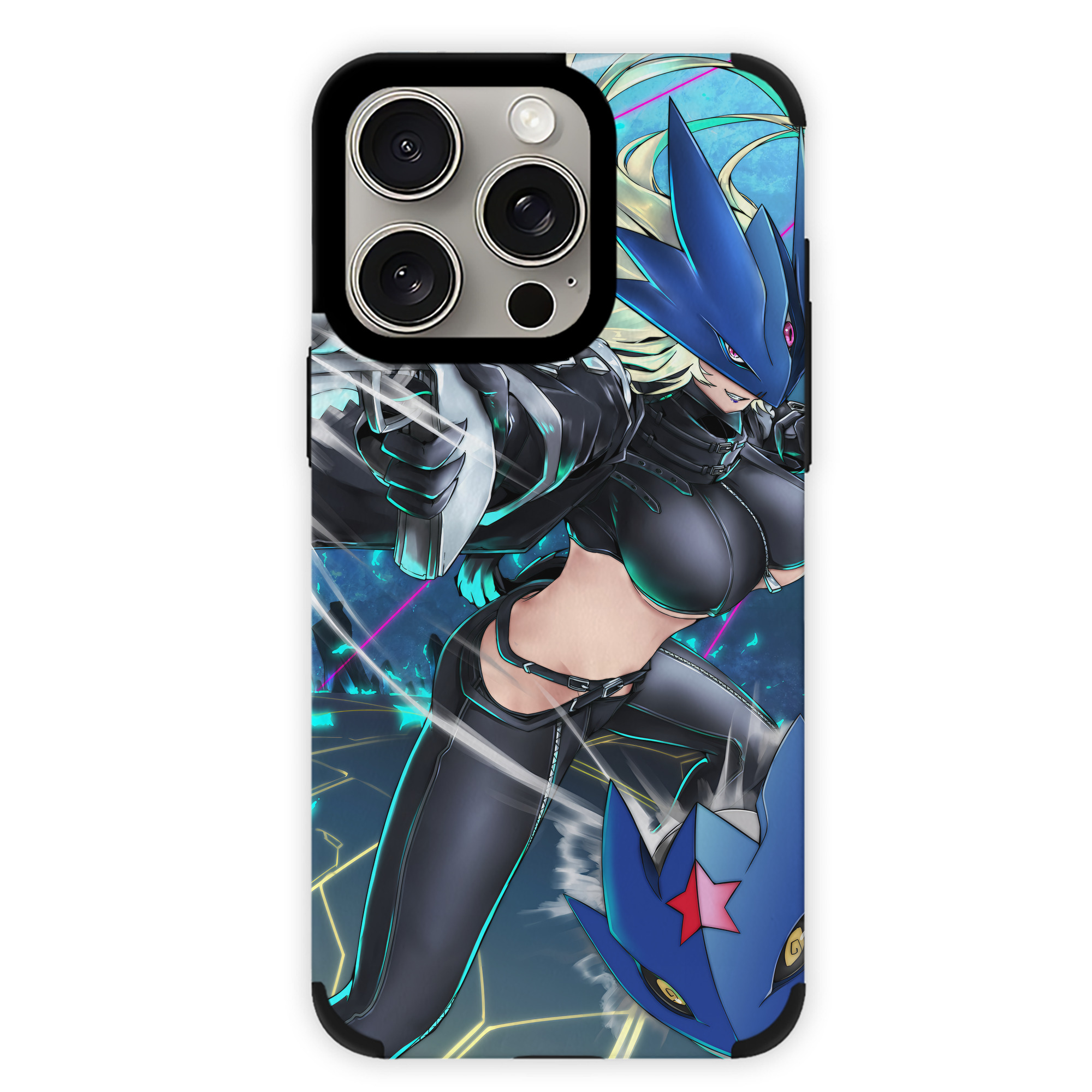 （画像用） Digimon デジタルモンスター/デジモン 【iPhone15ProMax対応】 PUレザー スマホケース 耐衝撃＆黄変防止
