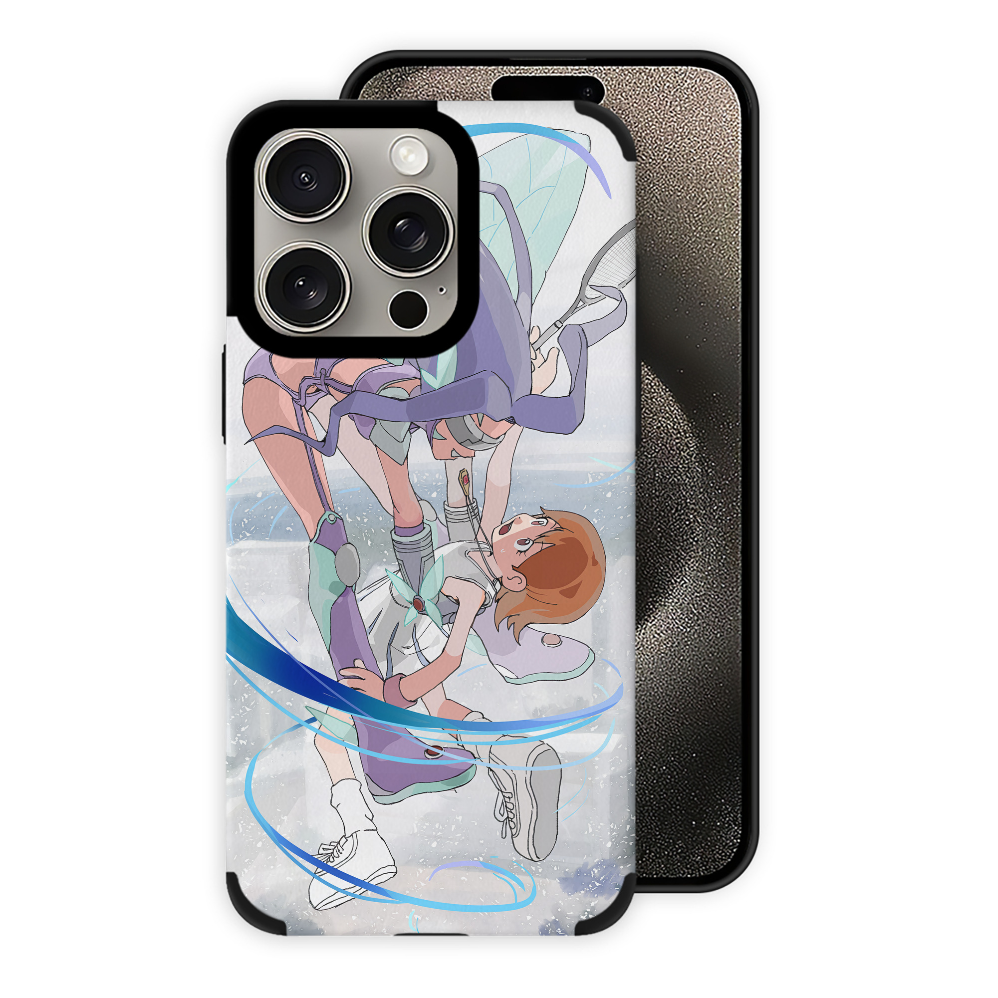 （画像用） Digimon デジタルモンスター/デジモン 【iPhone15ProMax対応】 PUレザー スマホケース 耐衝撃＆黄変防止