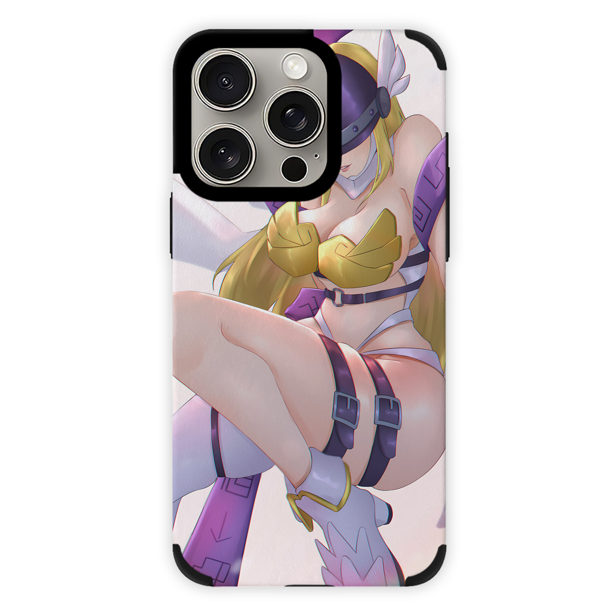 （画像用） Digimon デジタルモンスター/デジモン 【iPhone15ProMax対応】 PUレザー スマホケース 耐衝撃＆黄変防止