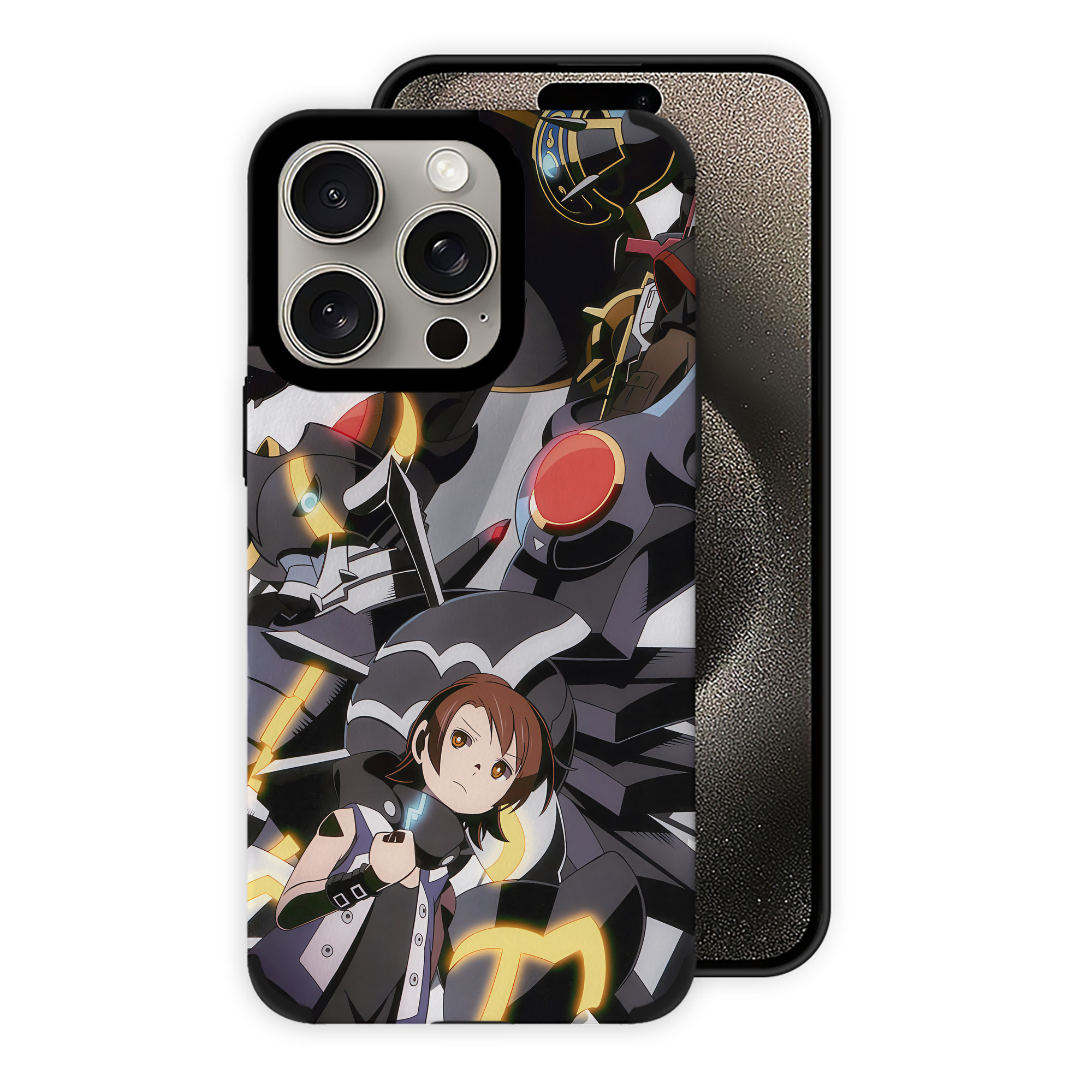 （画像用） Digimon デジタルモンスター/デジモン 【iPhone15ProMax対応】 PUレザー スマホケース 耐衝撃＆黄変防止