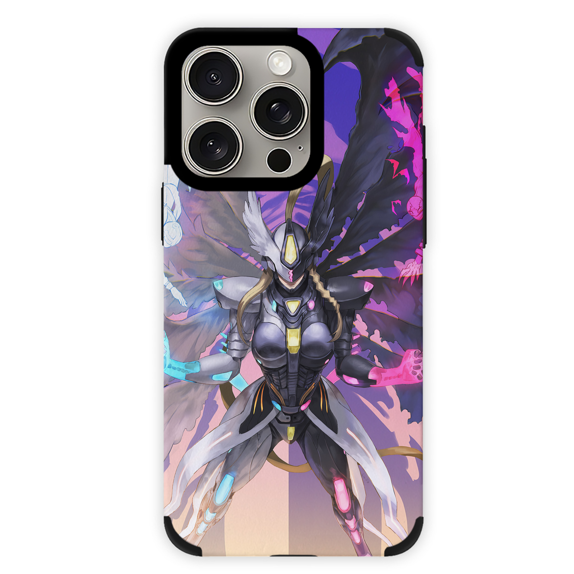 （画像用） Digimon デジタルモンスター/デジモン 【iPhone15ProMax対応】 PUレザー スマホケース 耐衝撃＆黄変防止