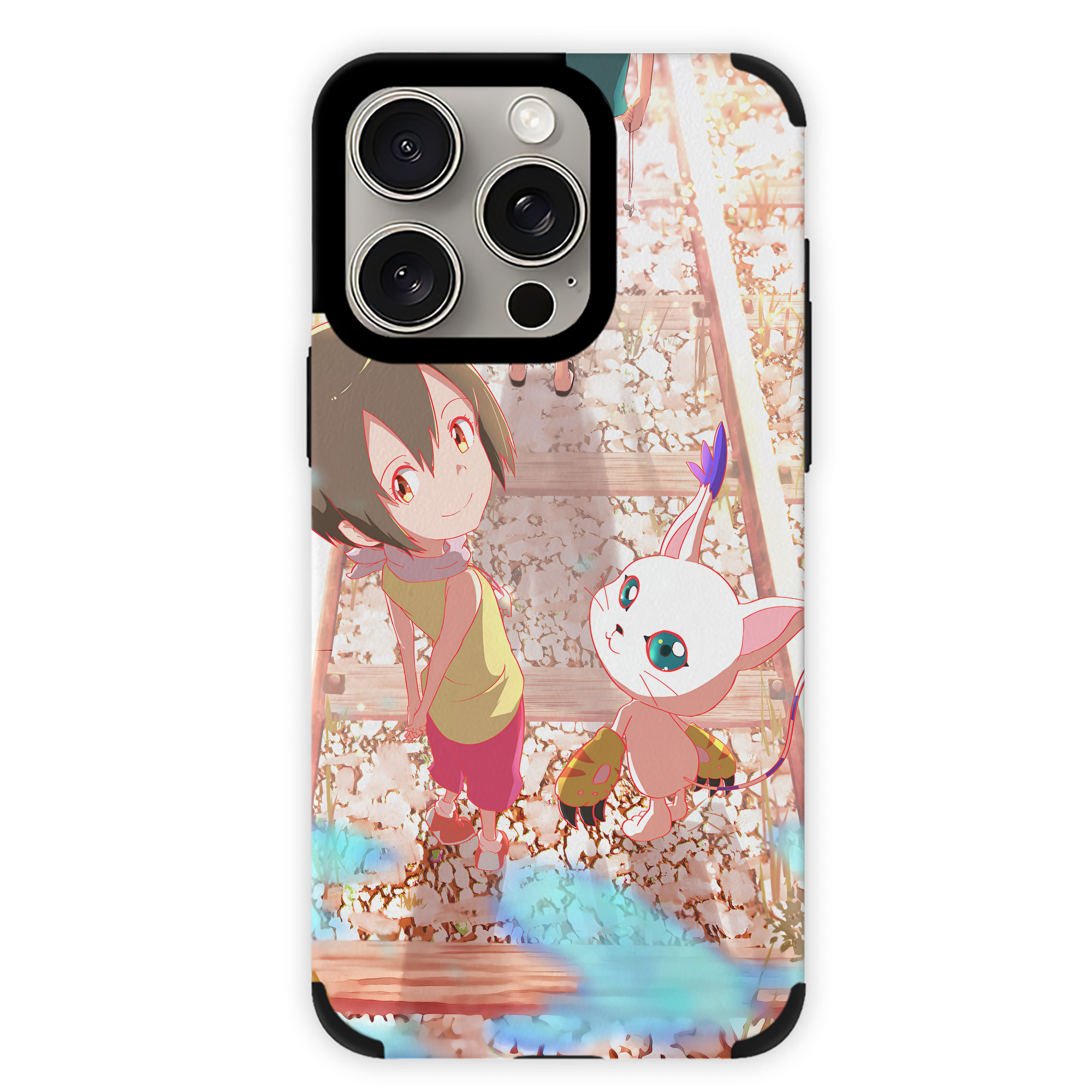 （画像用） Digimon デジタルモンスター/デジモン 【iPhone15ProMax対応】 PUレザー スマホケース 耐衝撃＆黄変防止