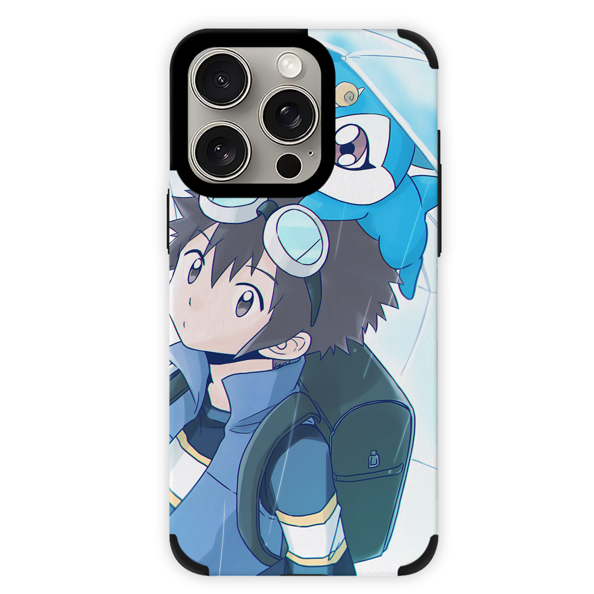 （画像用） Digimon デジタルモンスター/デジモン 【iPhone15ProMax対応】 PUレザー スマホケース 耐衝撃＆黄変防止