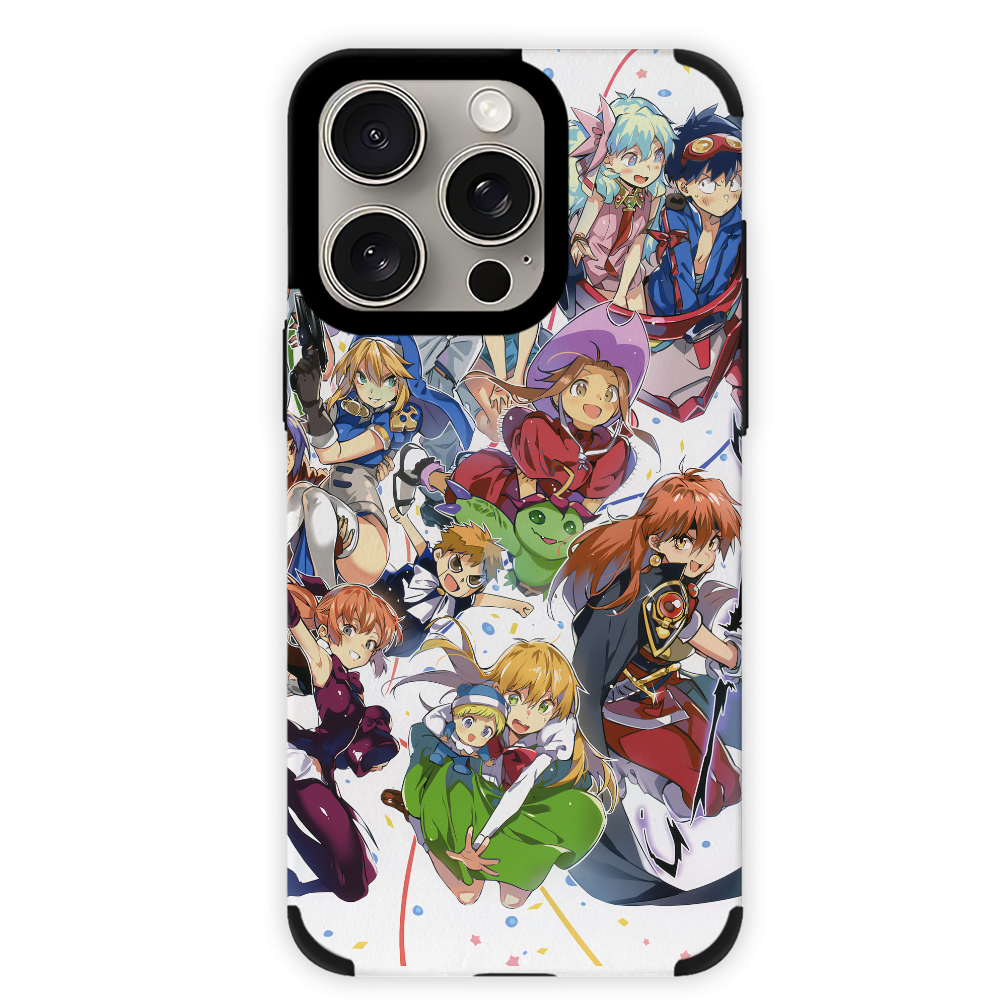 （画像用） Digimon デジタルモンスター/デジモン 【iPhone15ProMax対応】 PUレザー スマホケース 耐衝撃＆黄変防止