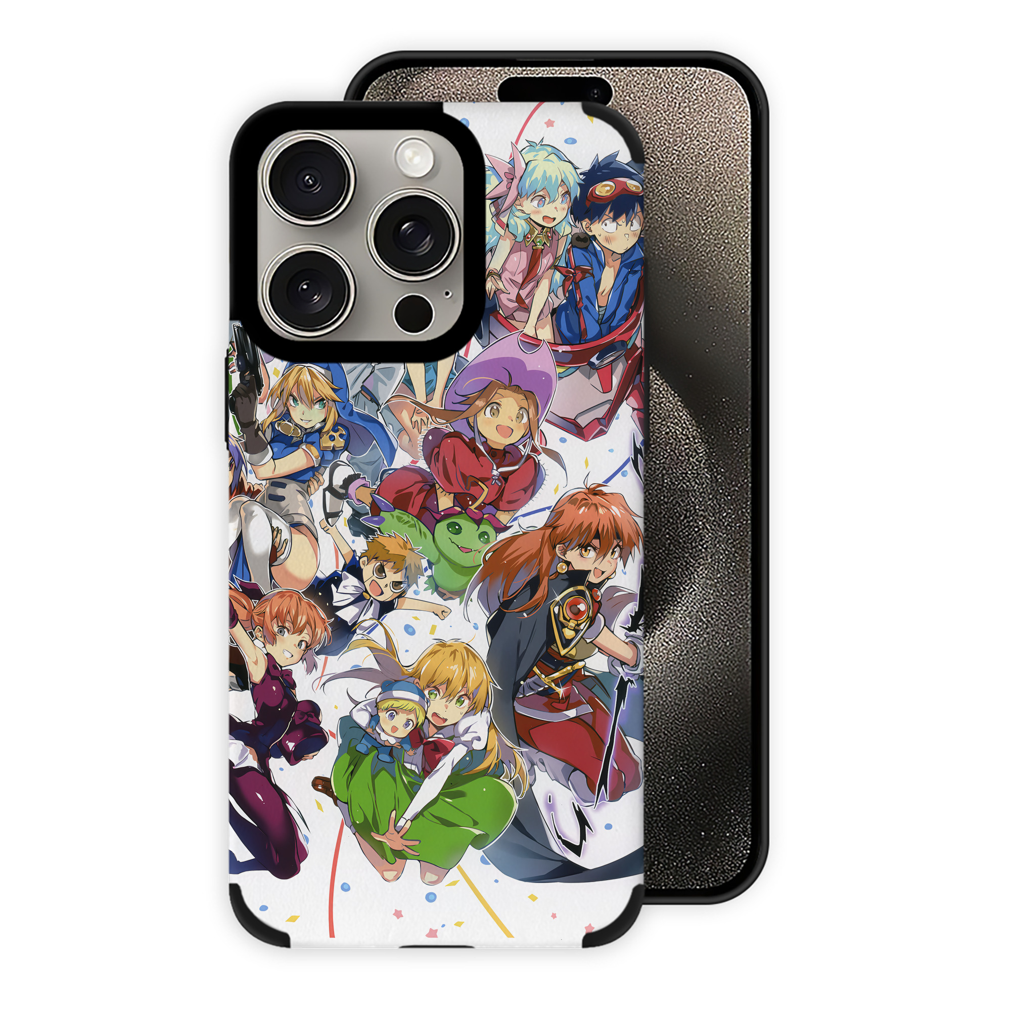 （画像用） Digimon デジタルモンスター/デジモン 【iPhone15ProMax対応】 PUレザー スマホケース 耐衝撃＆黄変防止