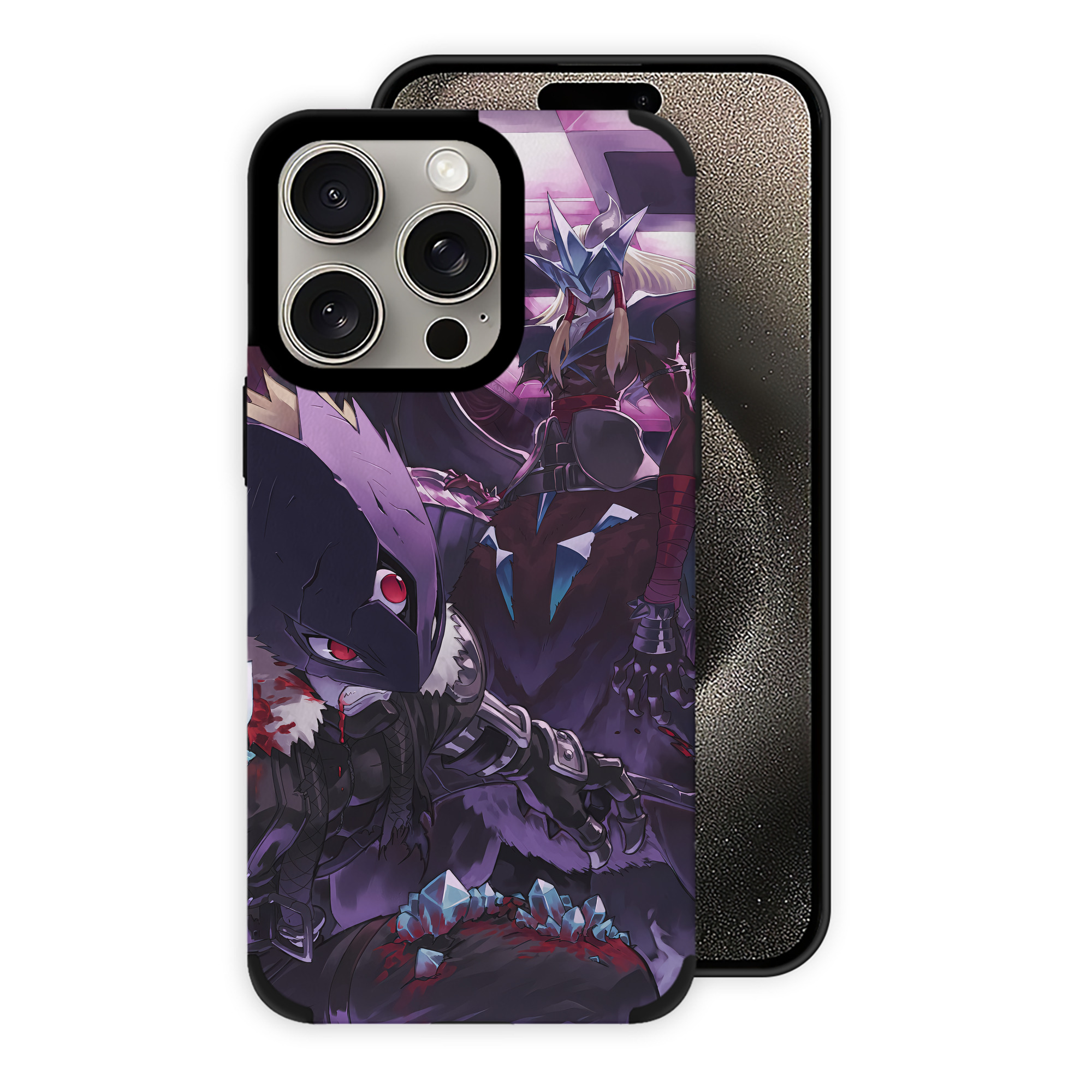 （画像用） Digimon デジタルモンスター/デジモン 【iPhone15ProMax対応】 PUレザー スマホケース 耐衝撃＆黄変防止