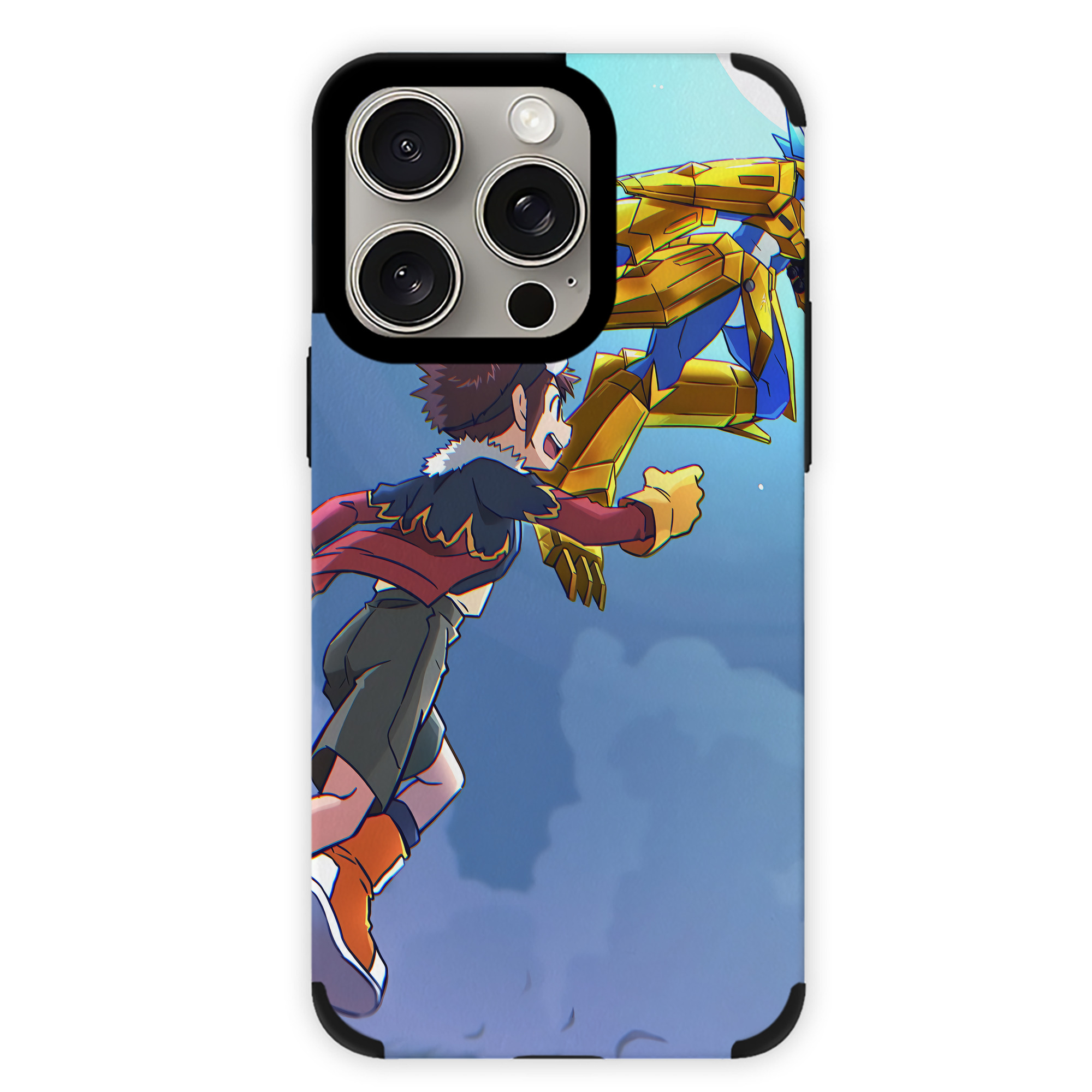 （画像用） Digimon デジタルモンスター/デジモン 【iPhone15ProMax対応】 PUレザー スマホケース 耐衝撃＆黄変防止