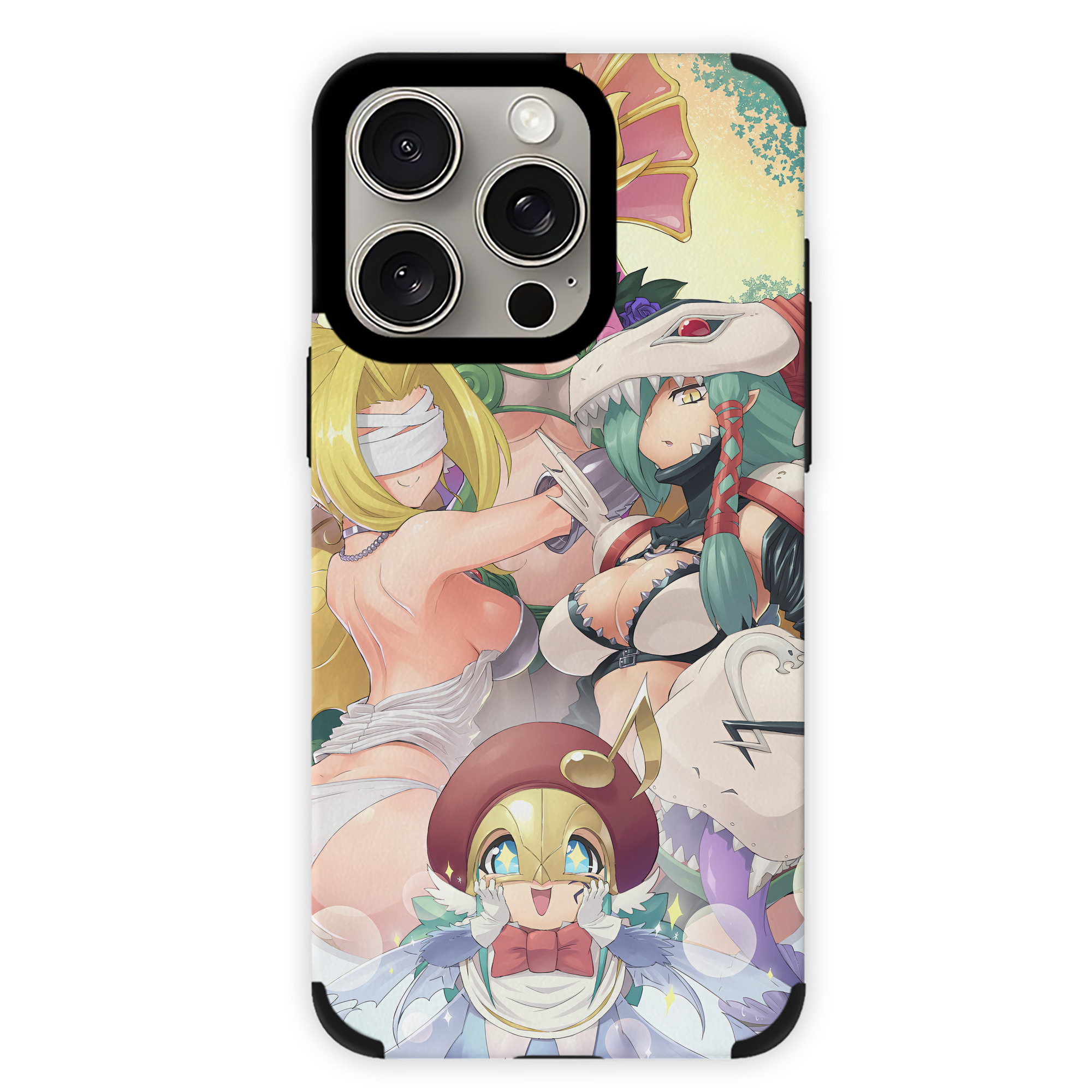 （画像用） Digimon デジタルモンスター/デジモン 【iPhone15ProMax対応】 PUレザー スマホケース 耐衝撃＆黄変防止