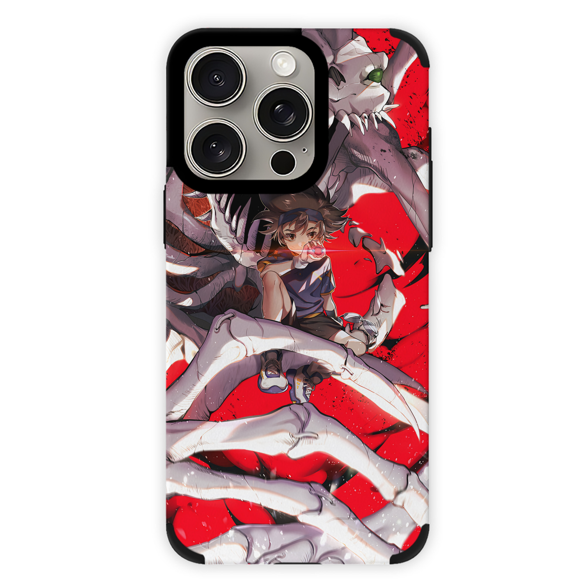 （画像用） Digimon デジタルモンスター/デジモン 【iPhone15ProMax対応】 PUレザー スマホケース 耐衝撃＆黄変防止