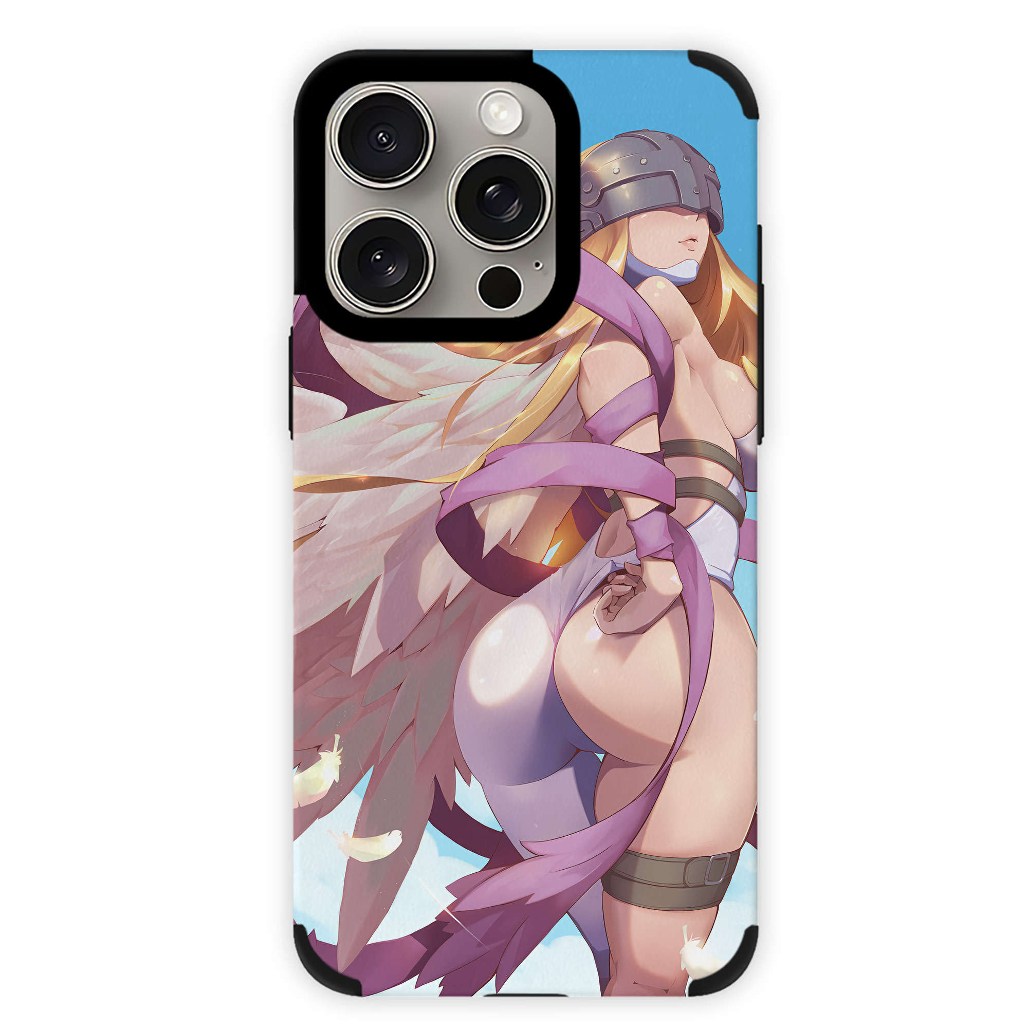（画像用） Digimon デジタルモンスター/デジモン 【iPhone15ProMax対応】 PUレザー スマホケース 耐衝撃＆黄変防止