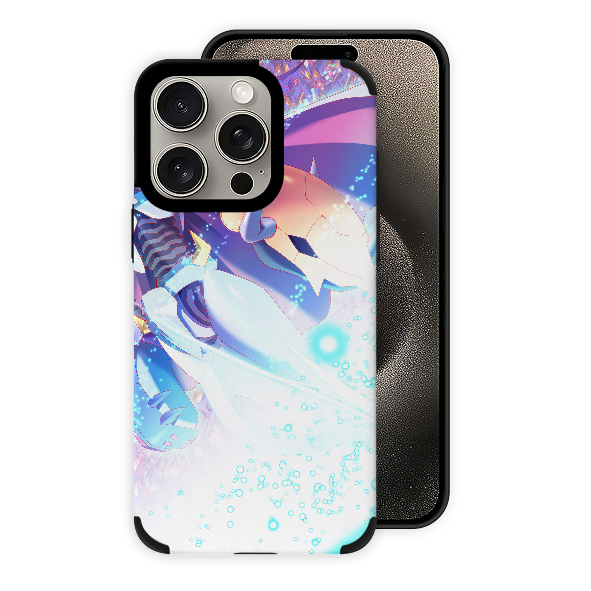 （画像用） Digimon デジタルモンスター/デジモン 【iPhone15ProMax対応】 PUレザー スマホケース 耐衝撃＆黄変防止