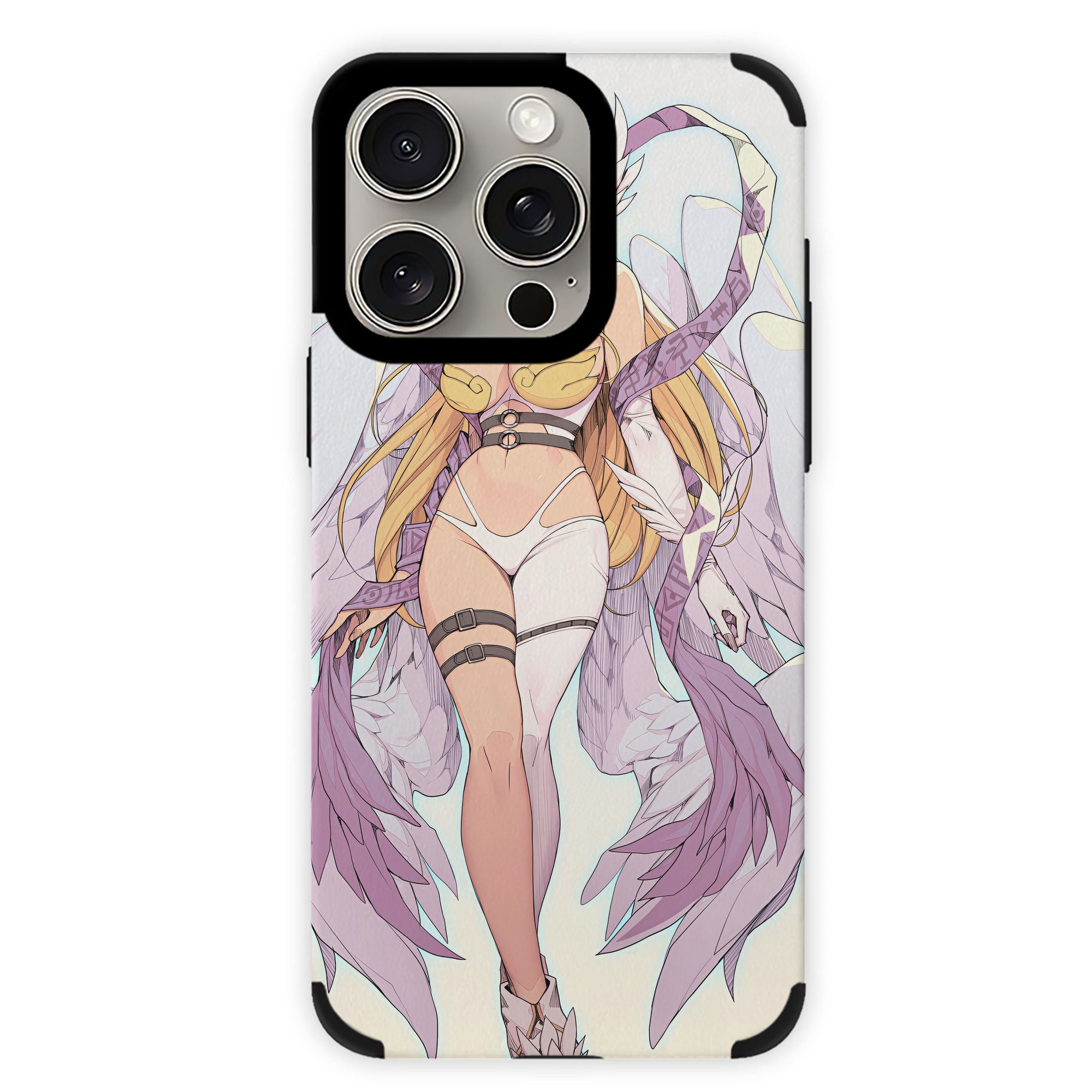 （画像用） Digimon デジタルモンスター/デジモン 【iPhone15ProMax対応】 PUレザー スマホケース 耐衝撃＆黄変防止